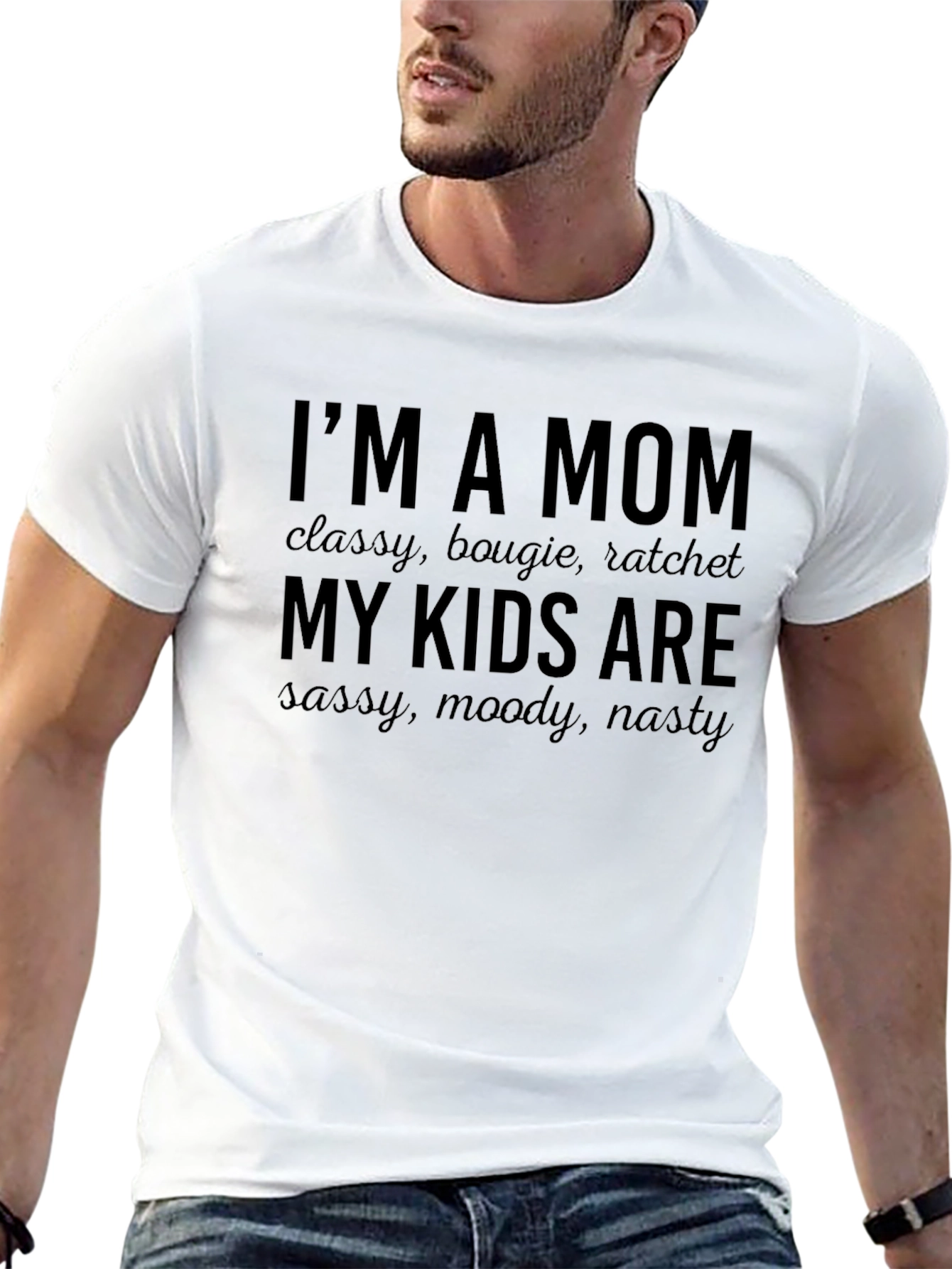 Im A Mom Graphic Tee - Classy Bougie Ratchet
