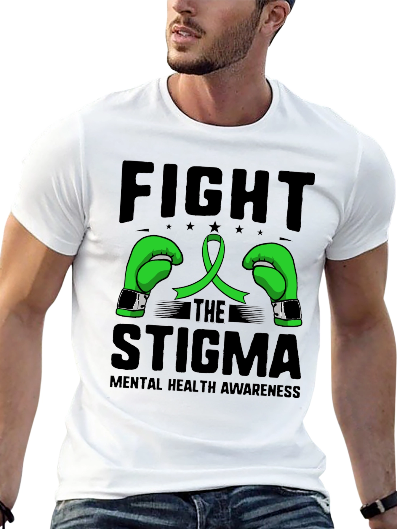 Fight The Stigma Mental Health Awareness T-Shirt