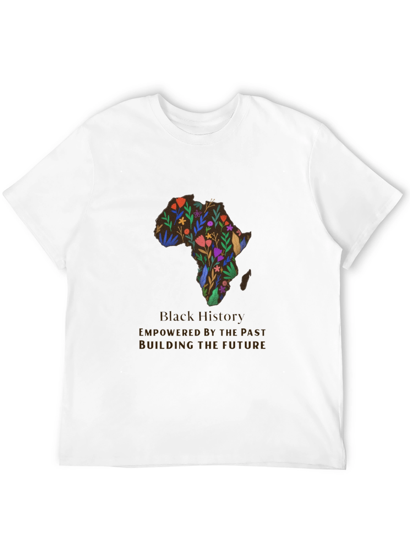 Black History Floral Africa T-Shirt
