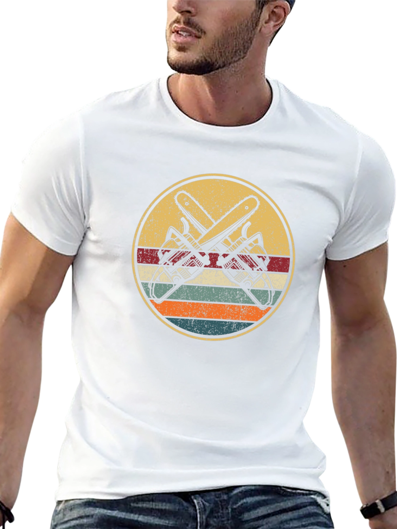 Retro Chainsaw T-Shirt