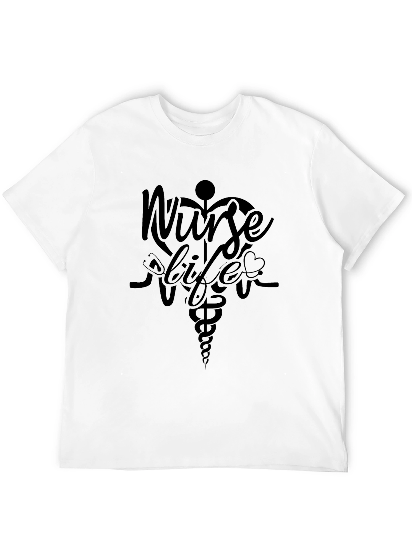 Nurse Life T-Shirt - Medical Caduceus Graphic Tee
