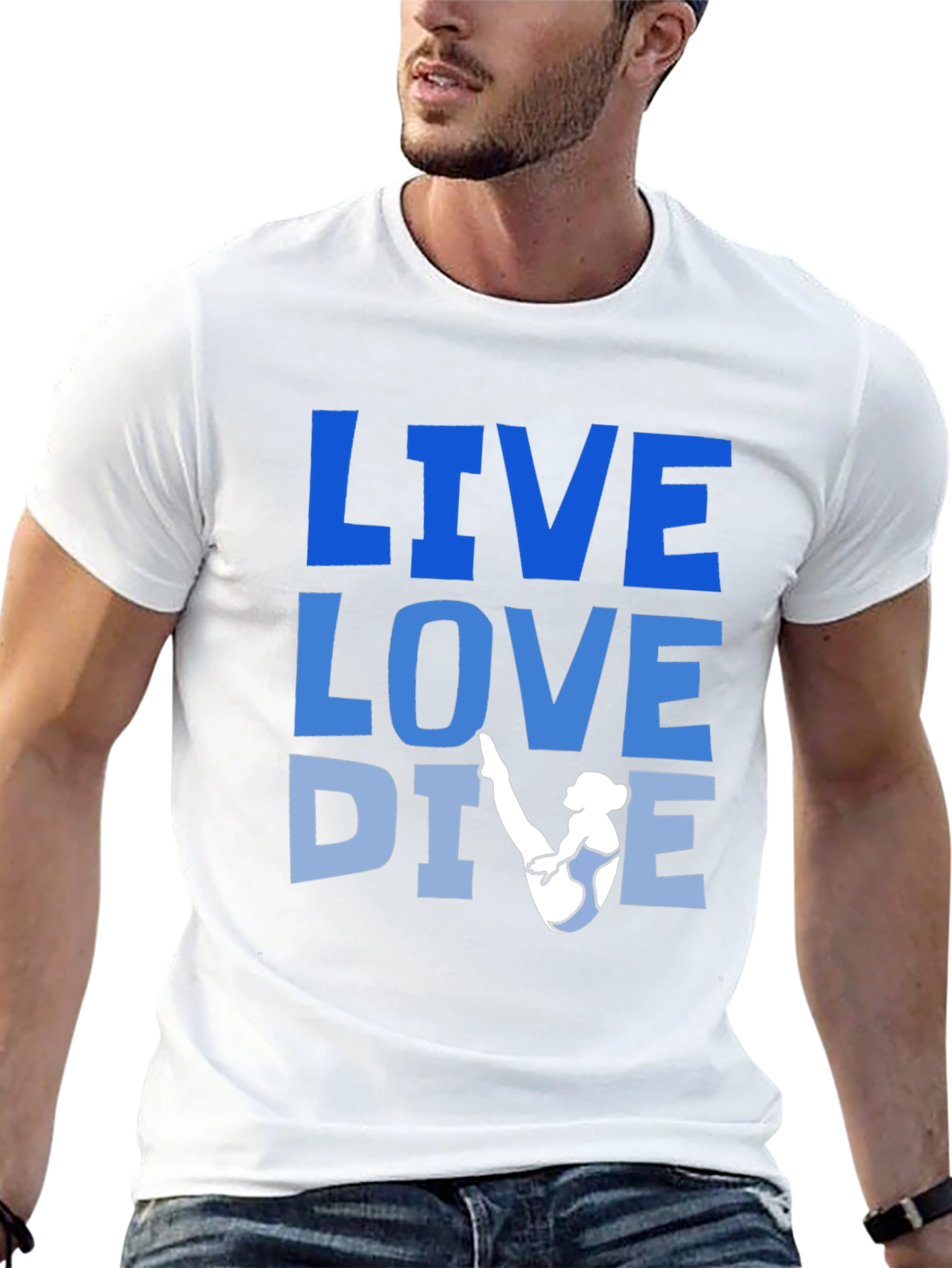 Live Love Dive Graphic T-Shirt