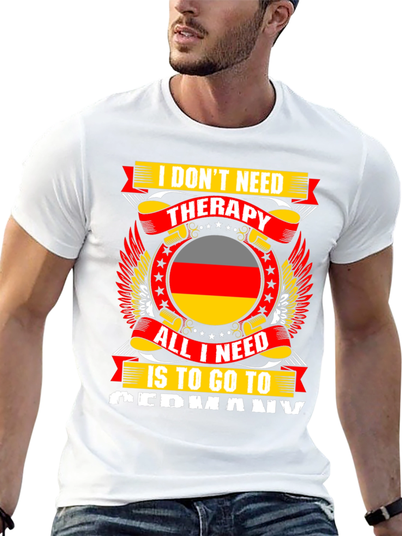 Germany Therapy T-Shirt - German Pride Tee