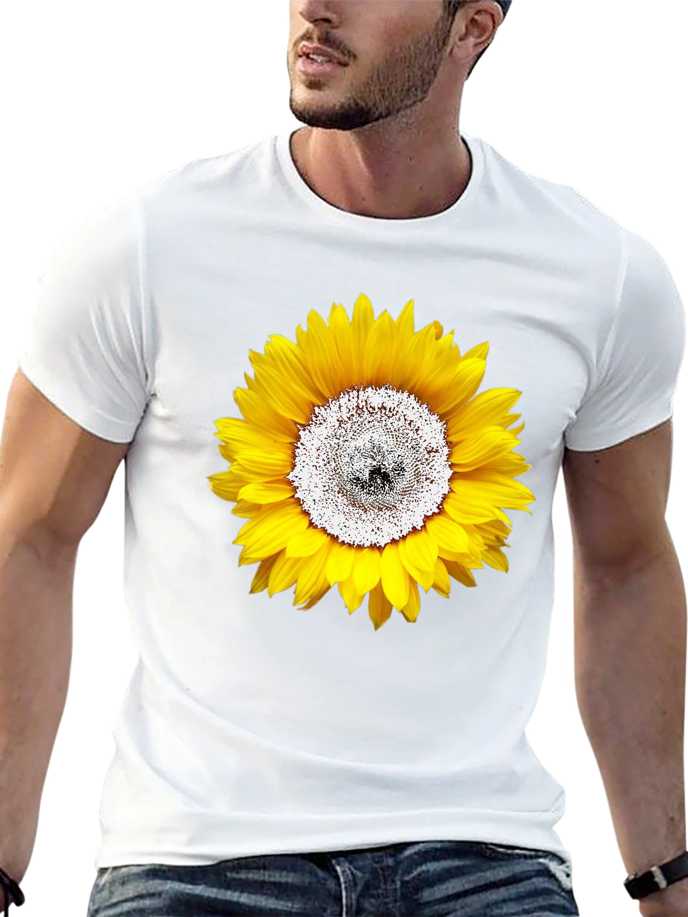 Sunflower Graphic Tee - Mens Black T-Shirt
