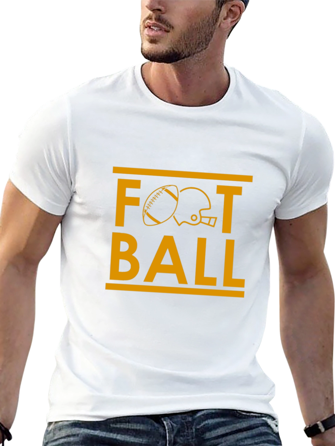 Football Graphic Tee - Game Day Ready!