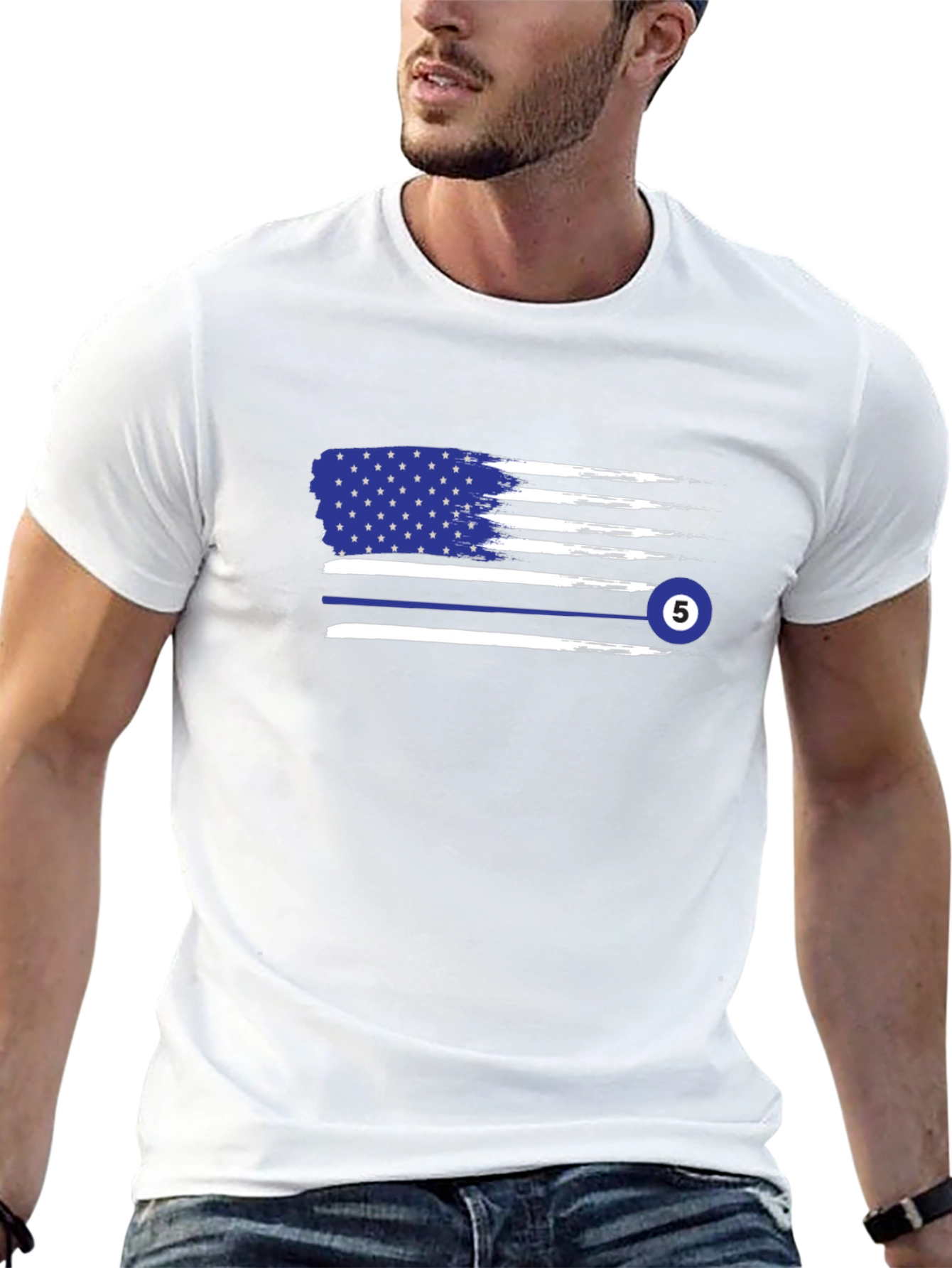 American Flag Billiards T-Shirt