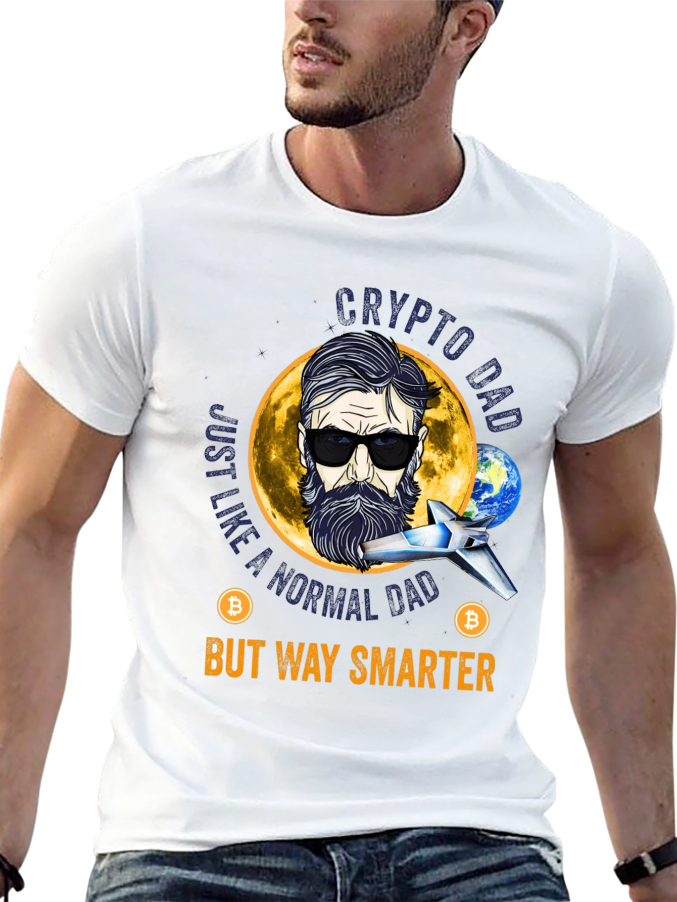 Crypto Dad T-Shirt - But Way Smarter