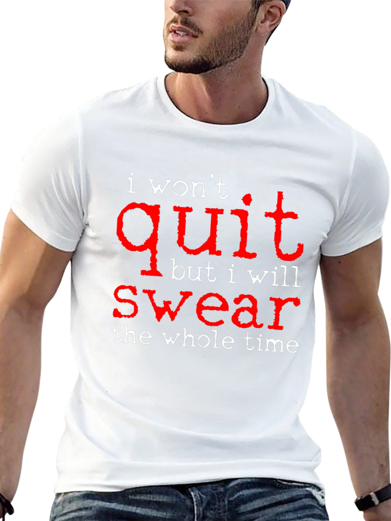 I Wont Quit But I Will Swear Funny T-Shirt