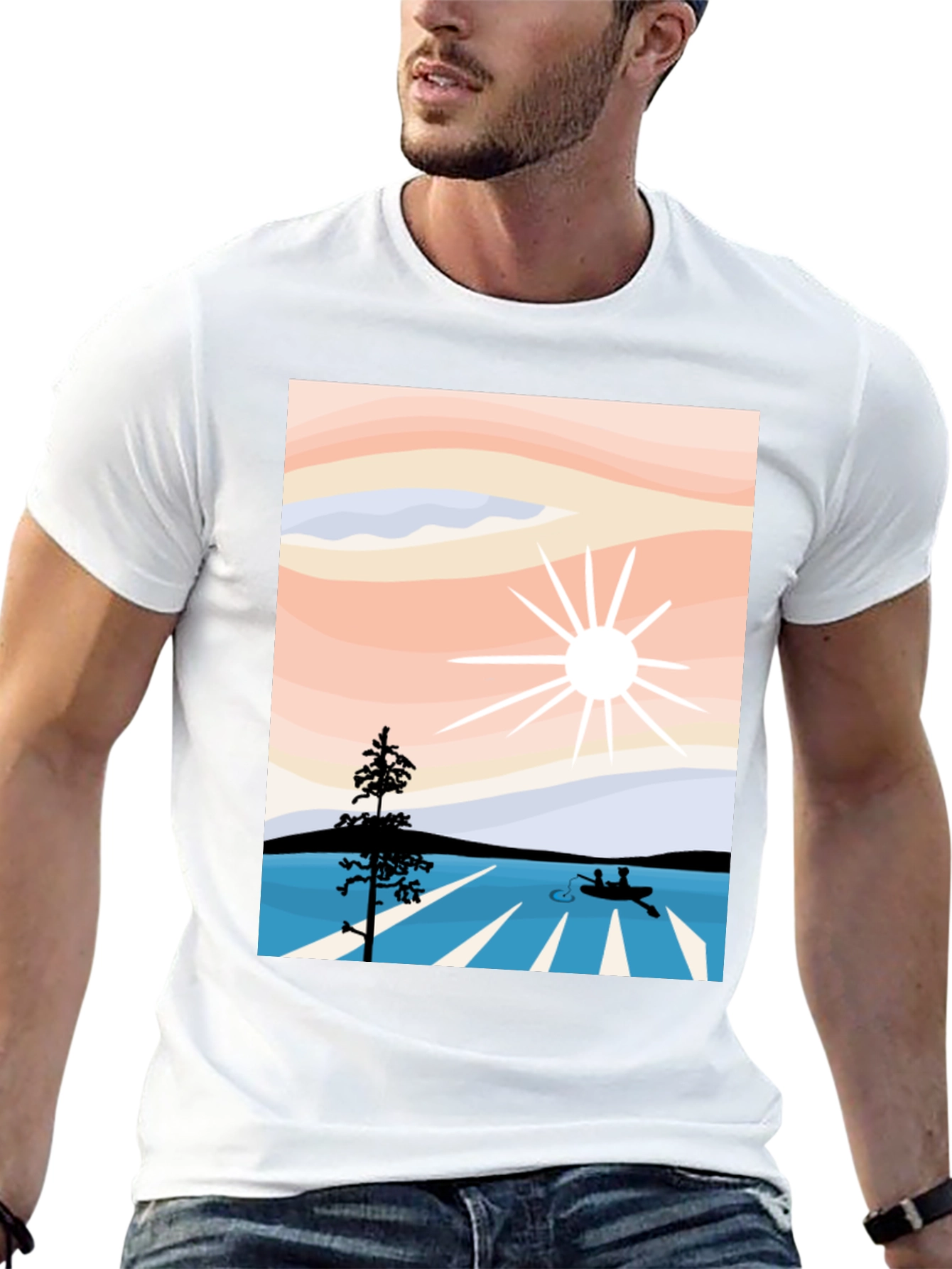 Nature Scenery Graphic T-Shirt
