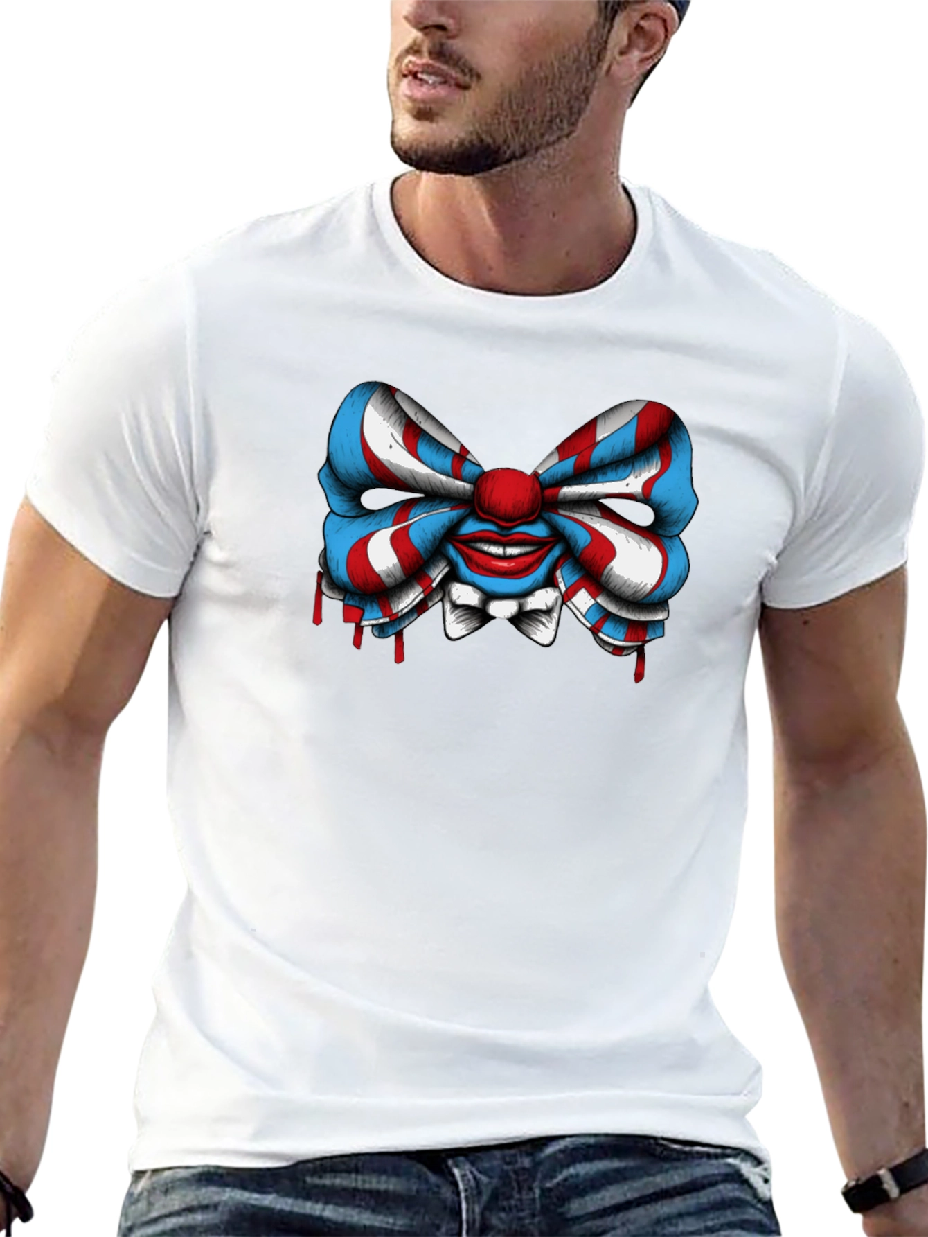 Clown Bowtie Graphic Tee
