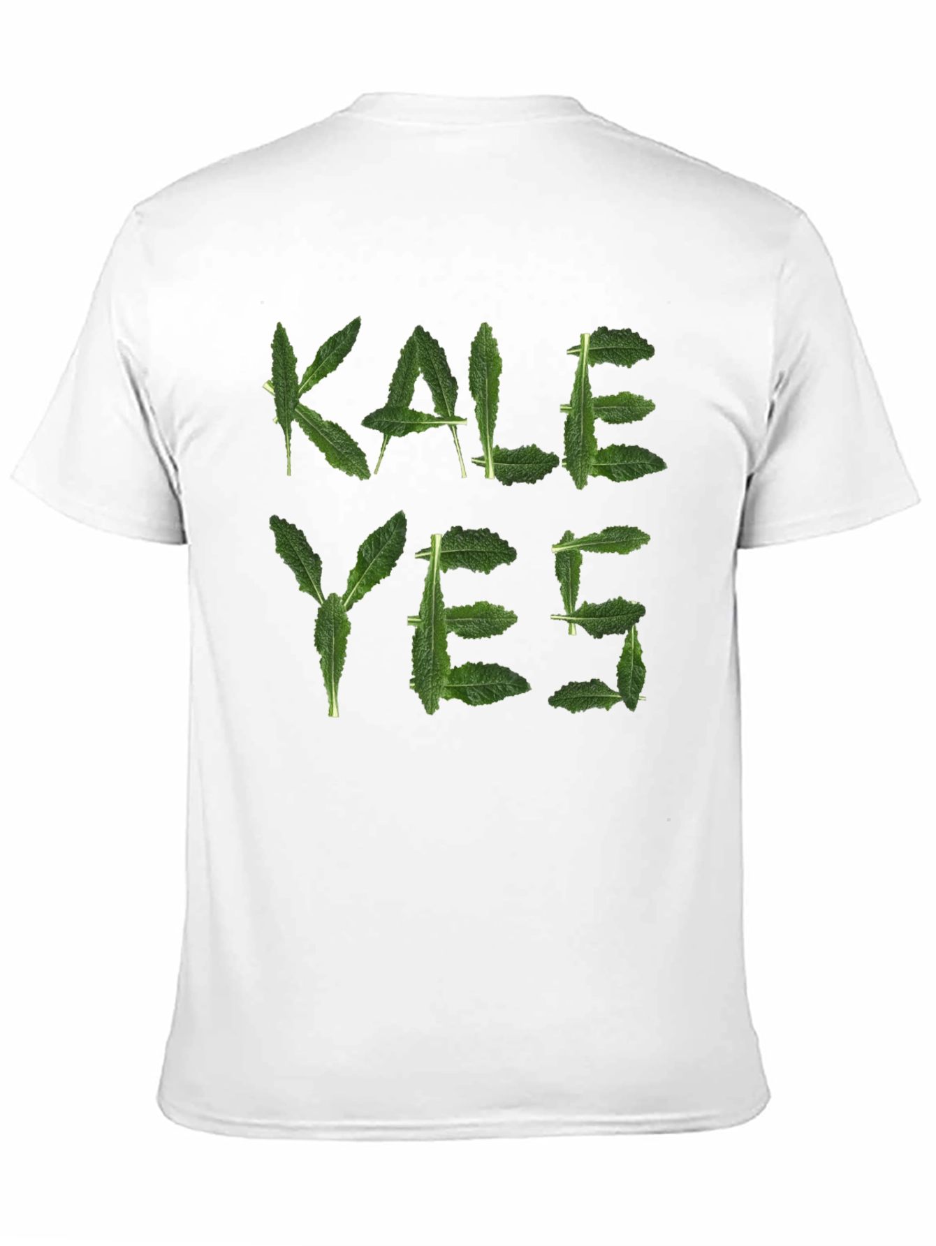 Kale Yes Funny T-Shirt - Black Cotton Tee