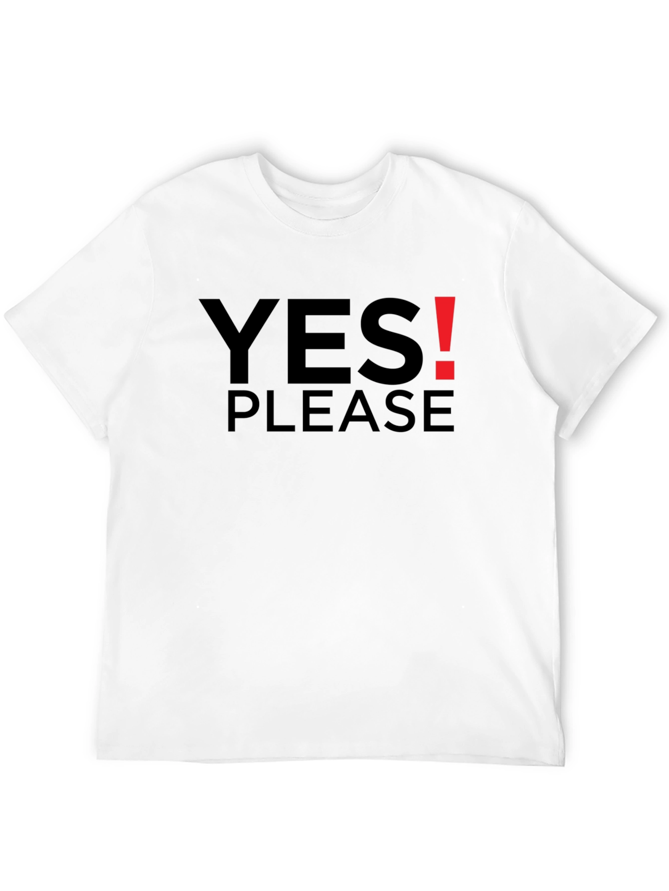 Yes Please! Black Graphic Tee