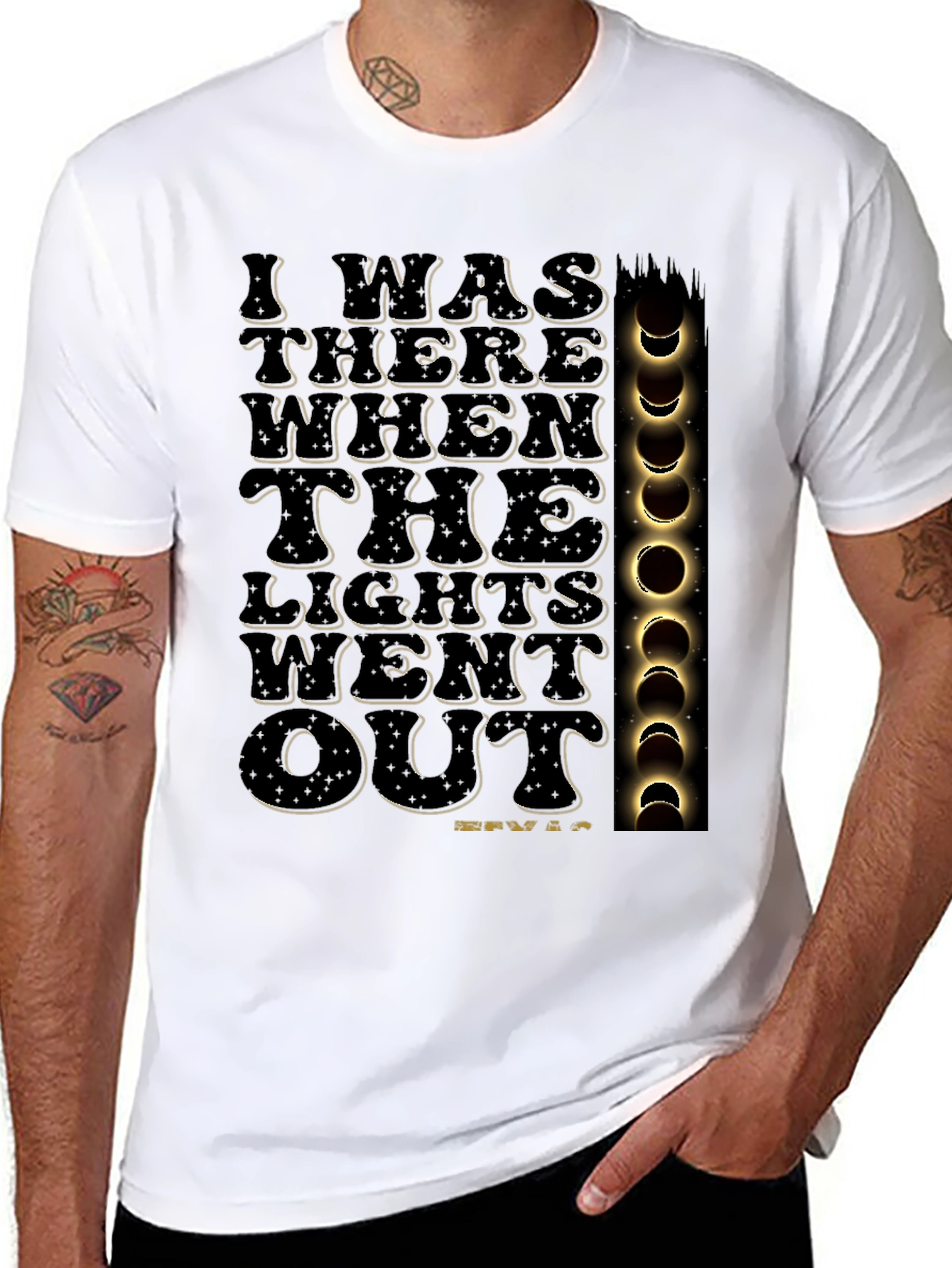 I Was There When The Lights Went Out T-Shirt