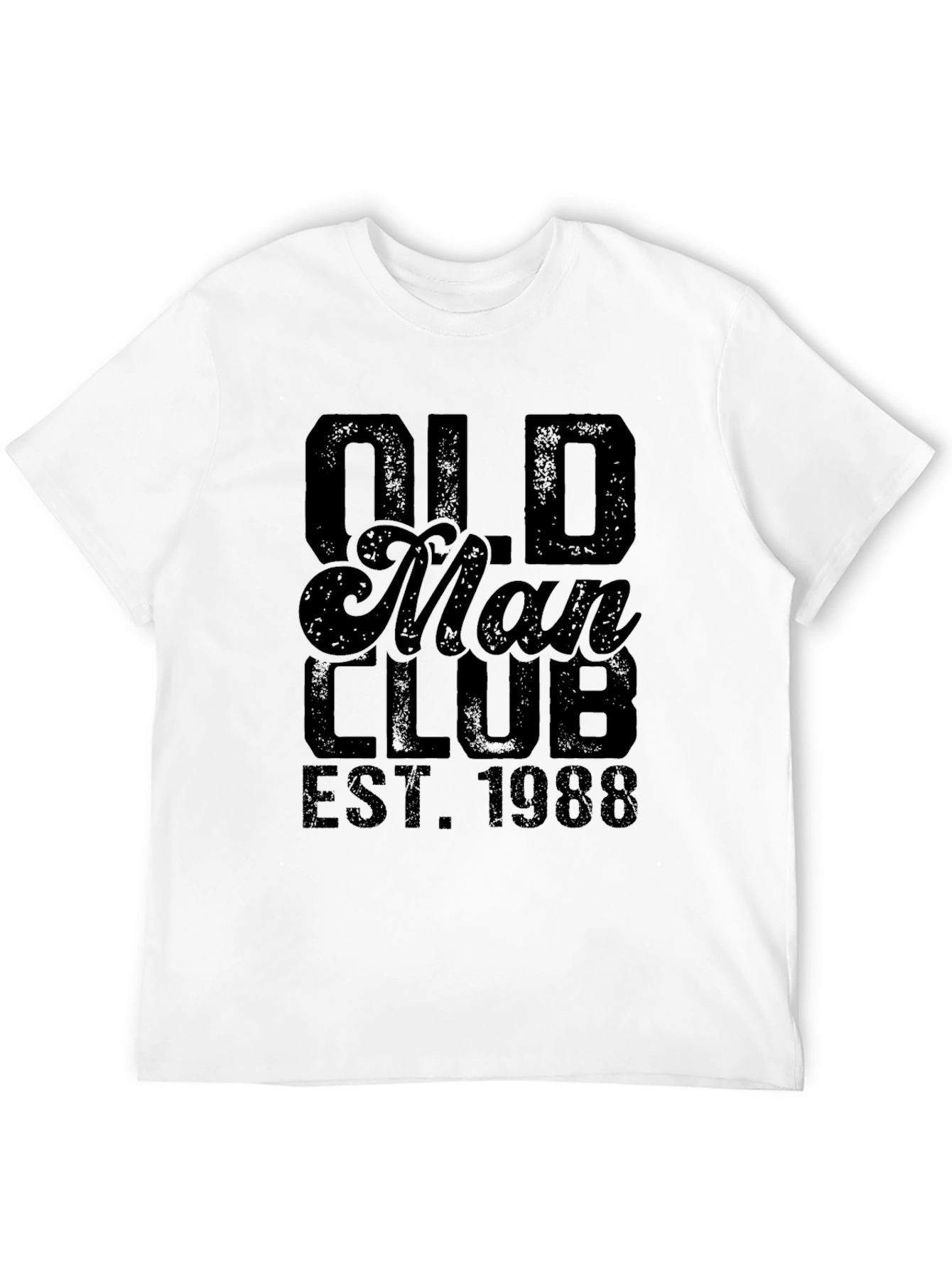 Old Man Club EST. 1988 Black T-Shirt
