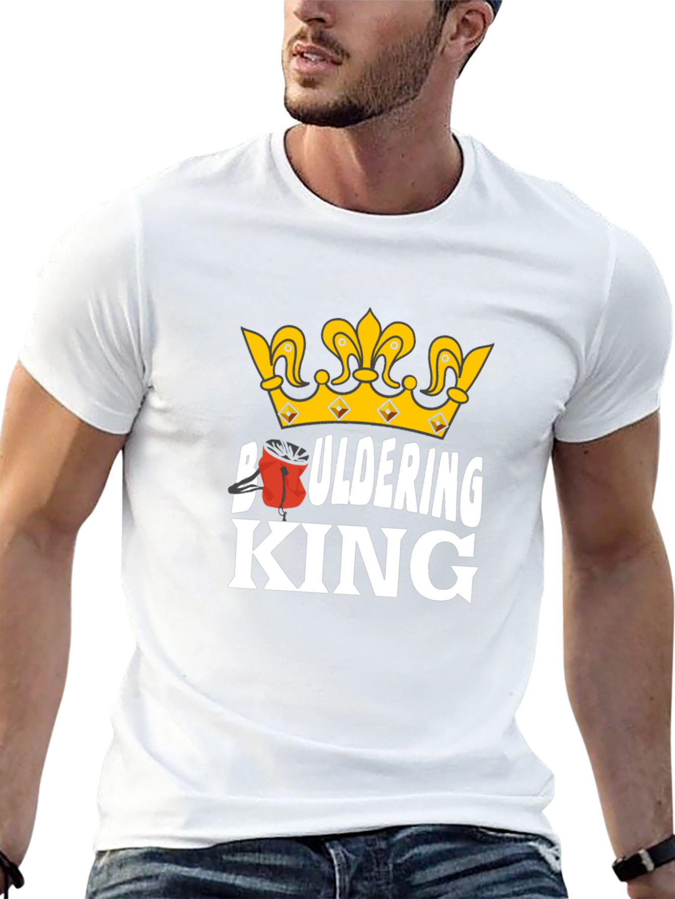 Bouldering King Graphic Tee