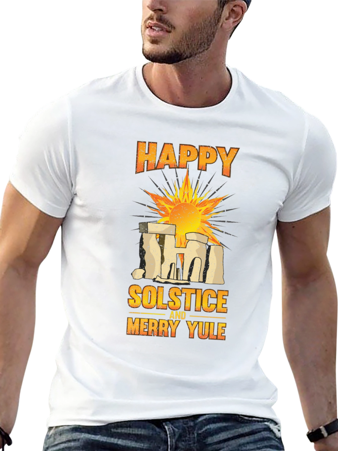 Happy Solstice and Merry Yule Graphic Tee