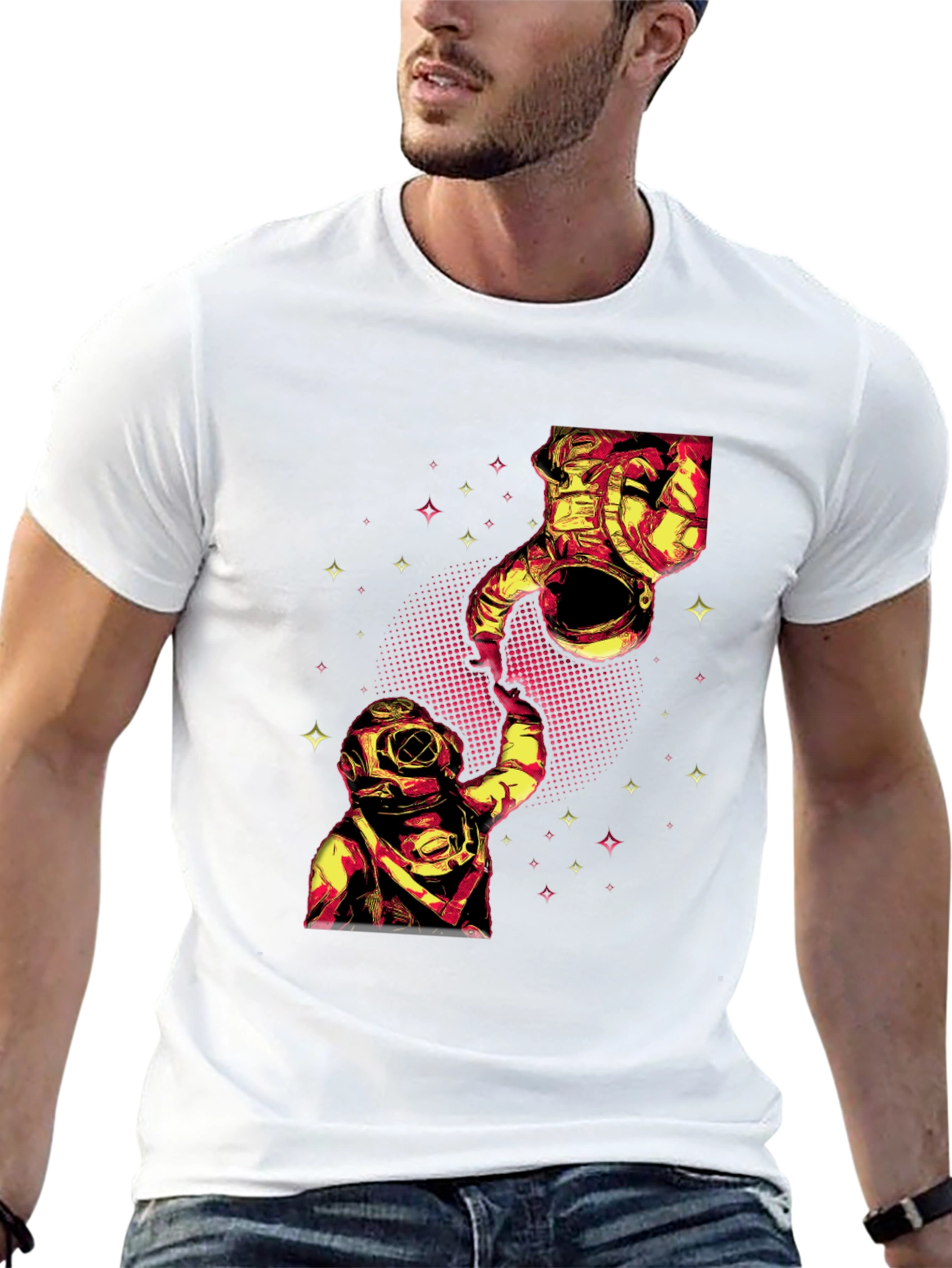 Retro Diver Graphic Tee