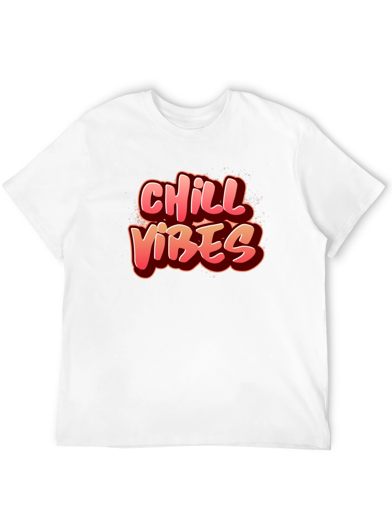 Chill Vibes Graphic Tee - Black