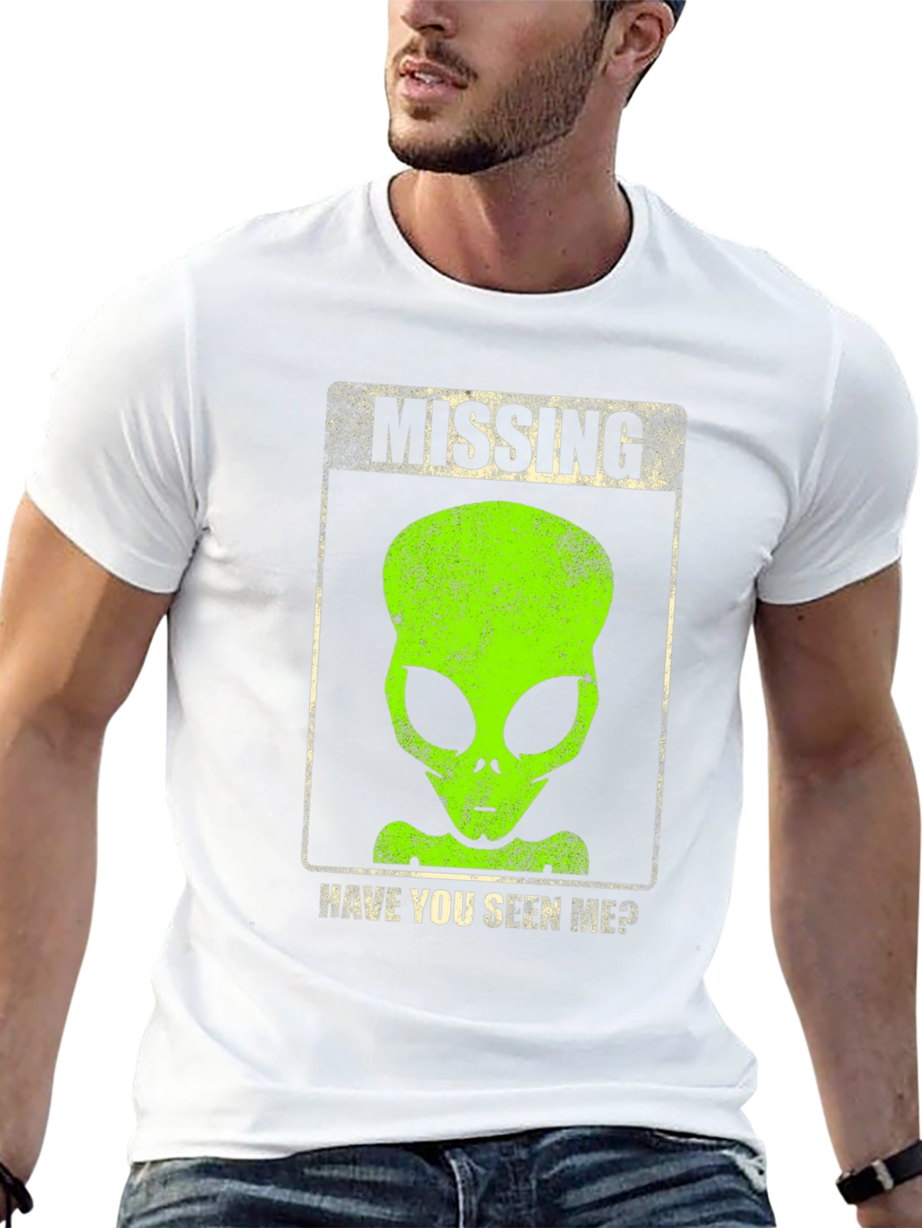 Missing Alien Graphic T-Shirt