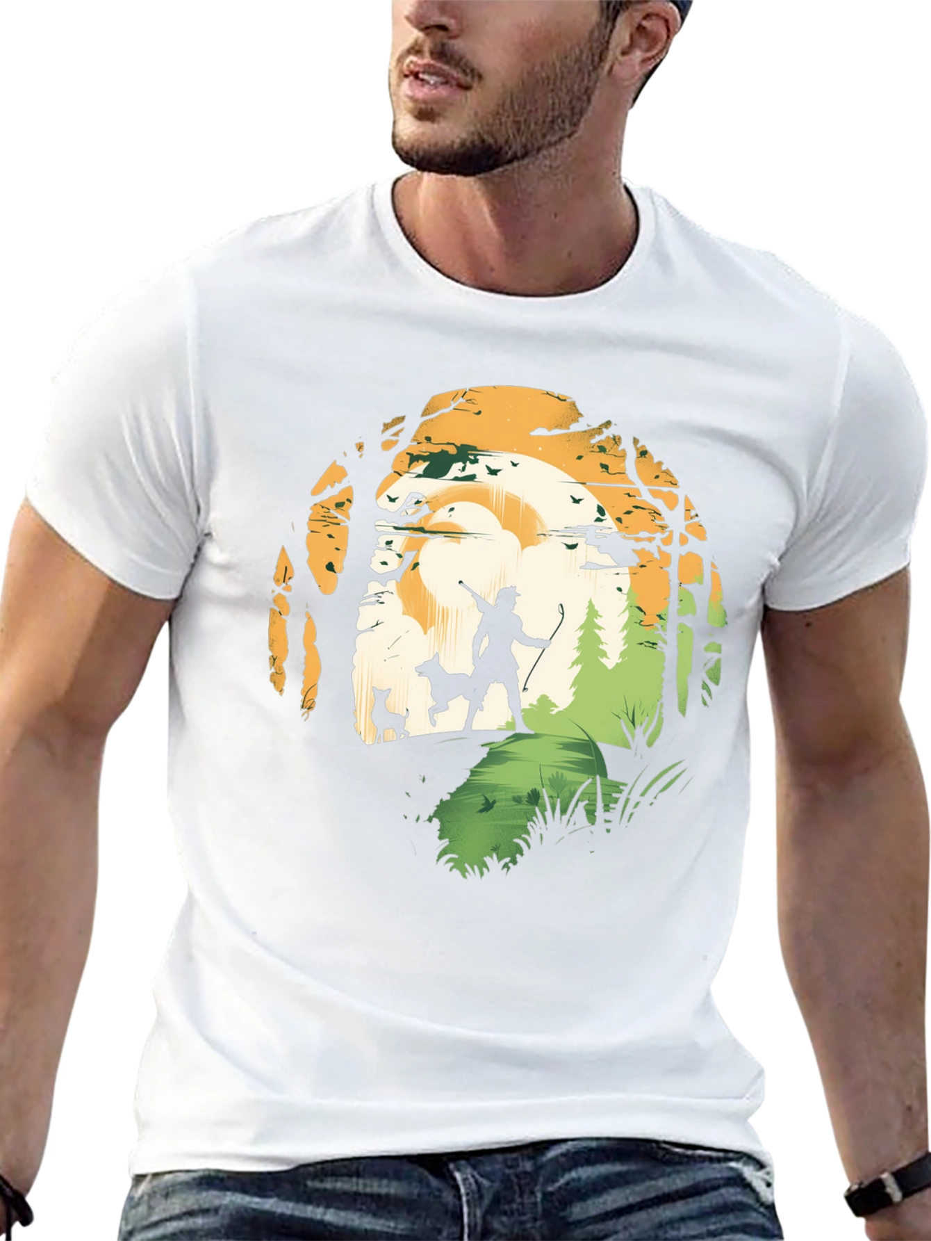 Hunter & Dogs Graphic Tee