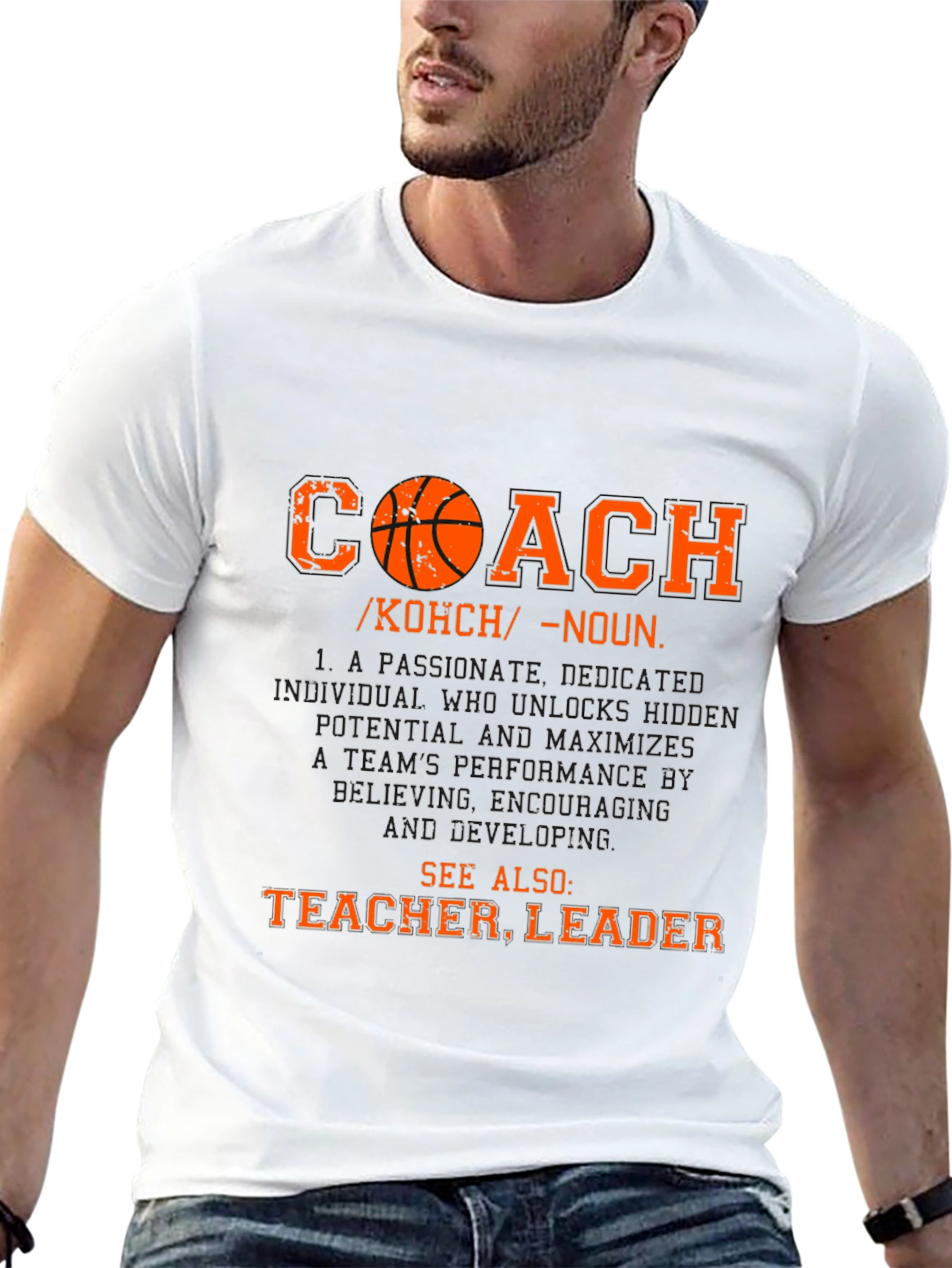 Coach Definition T-Shirt: Teacher Leader Tee