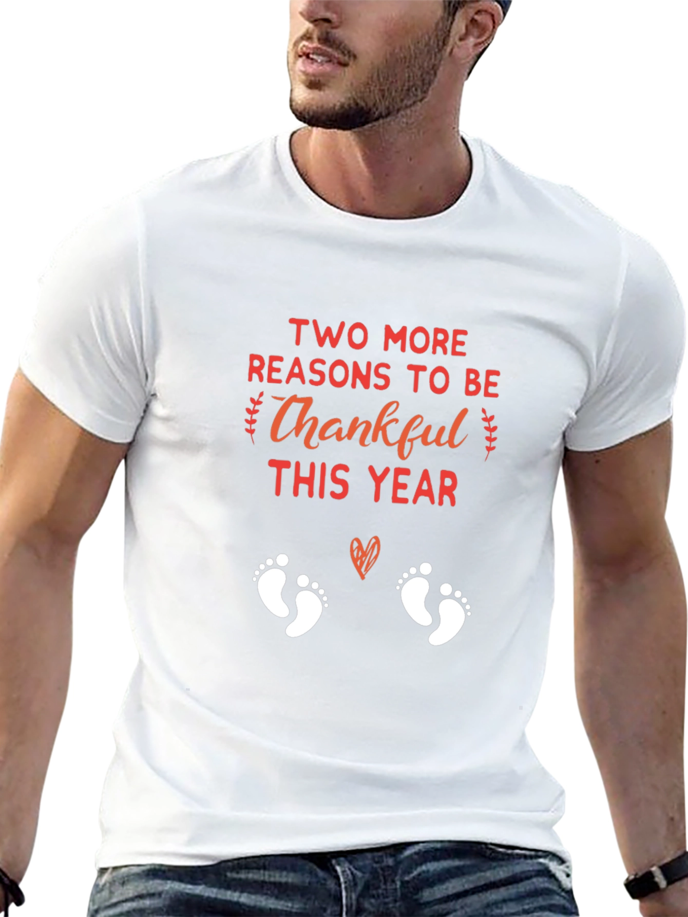 Two More Reasons to Be Thankful Pregnancy T-Shirt