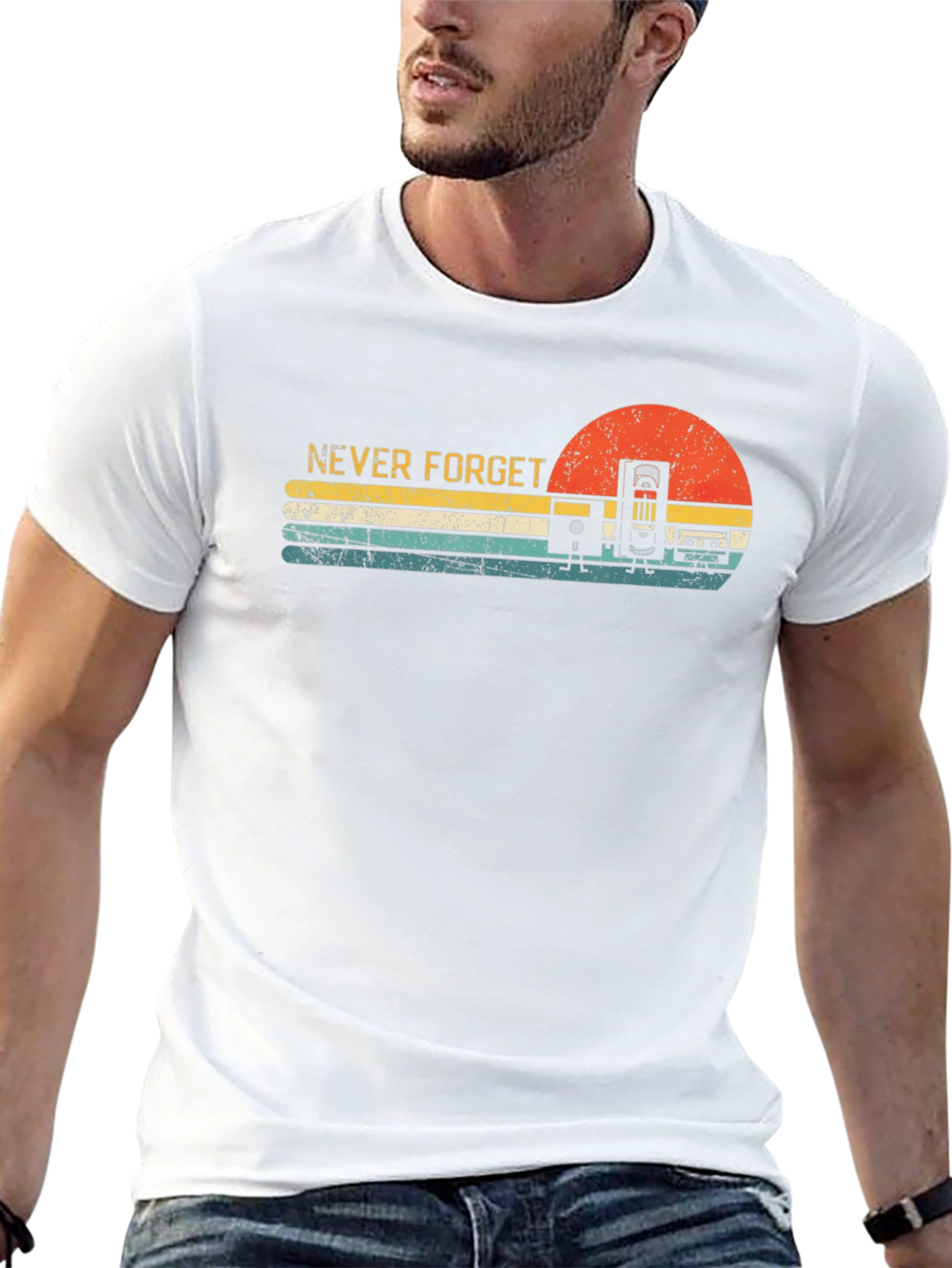 Retro Never Forget Cassette Tape T-Shirt