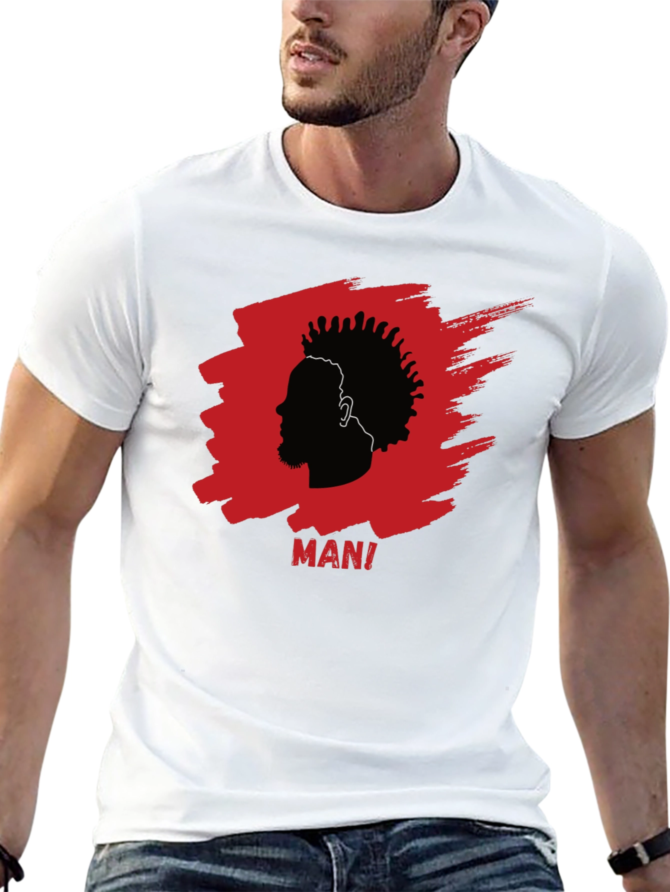 Black Mani Silhouette Graphic Tee