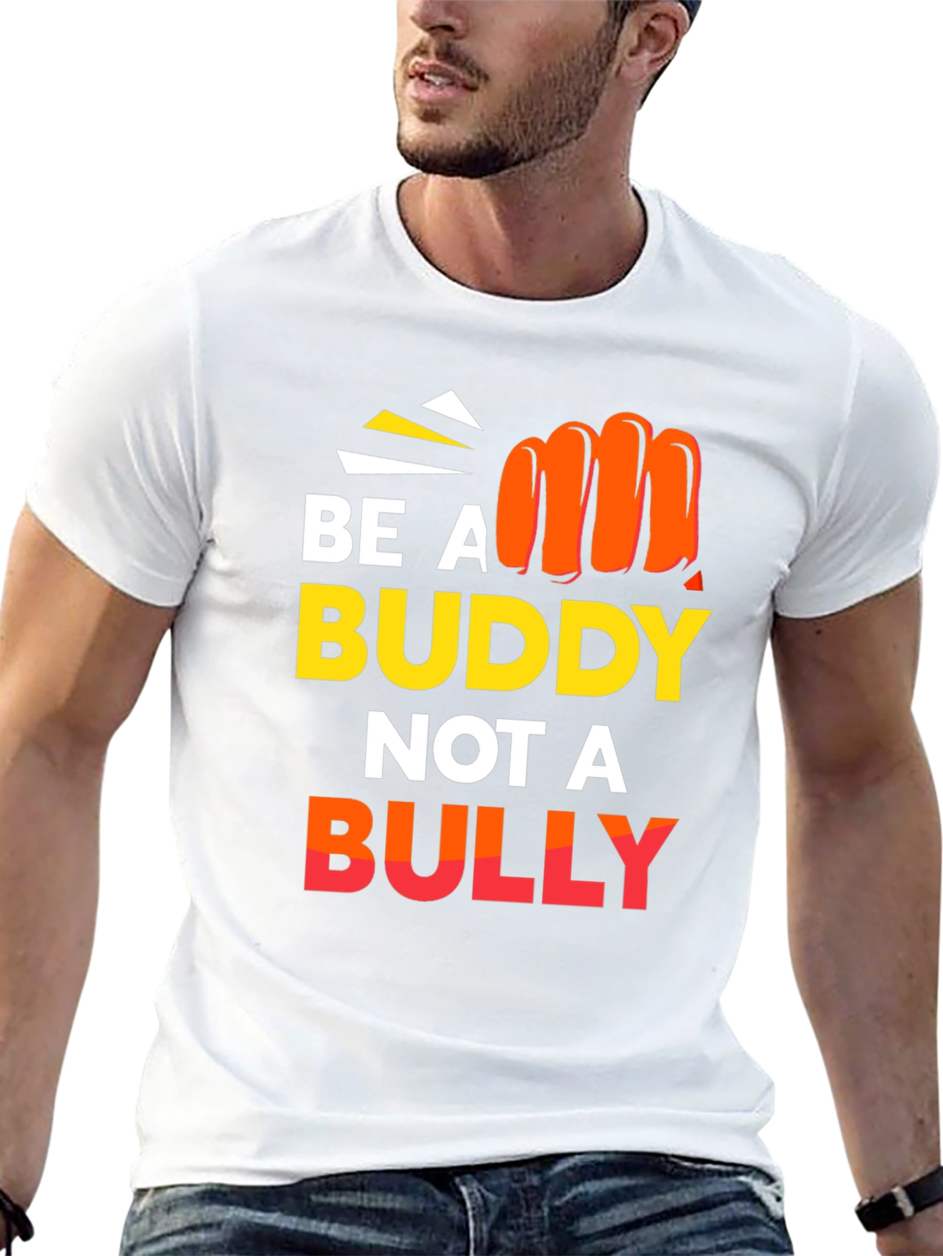 Be A Buddy Not A Bully Graphic Tee