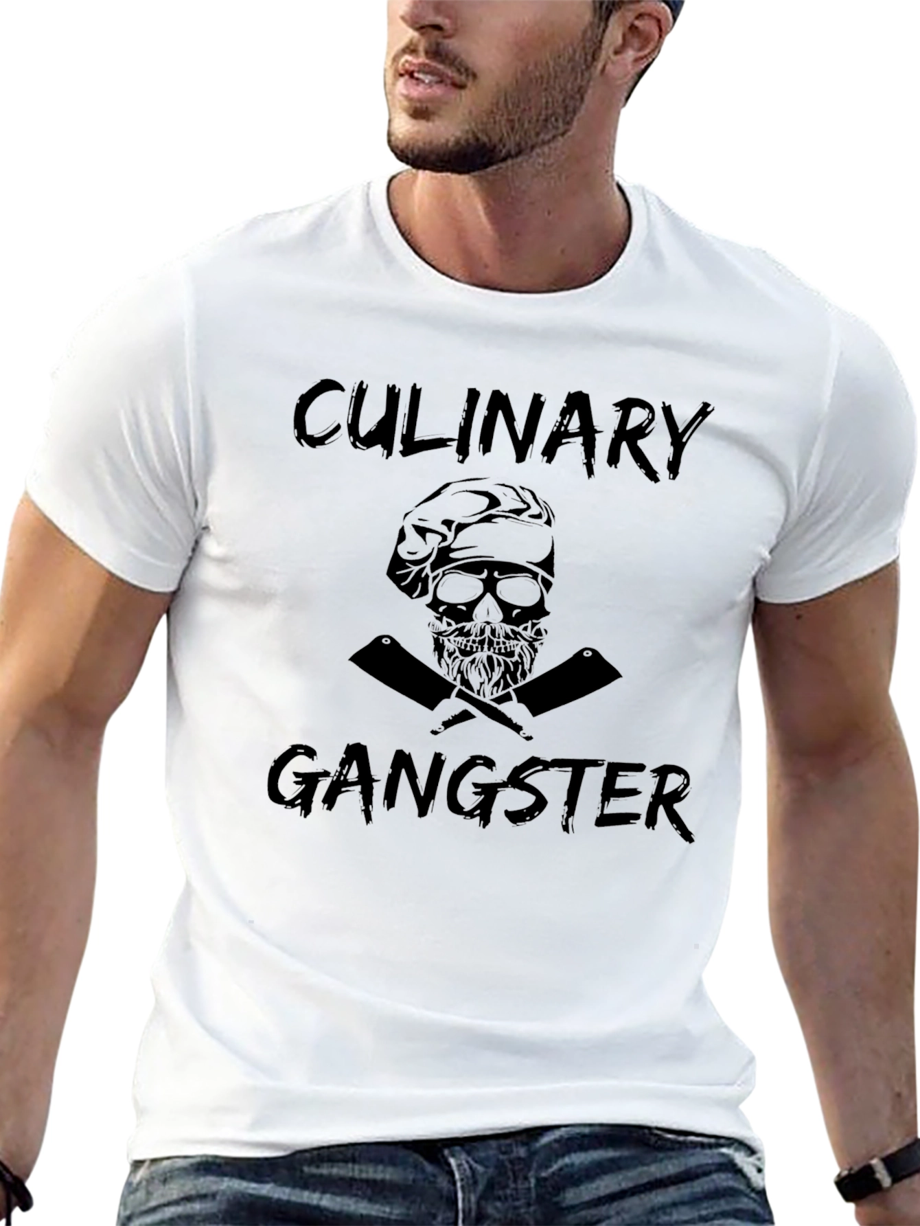 Culinary Gangster Black Graphic T-Shirt