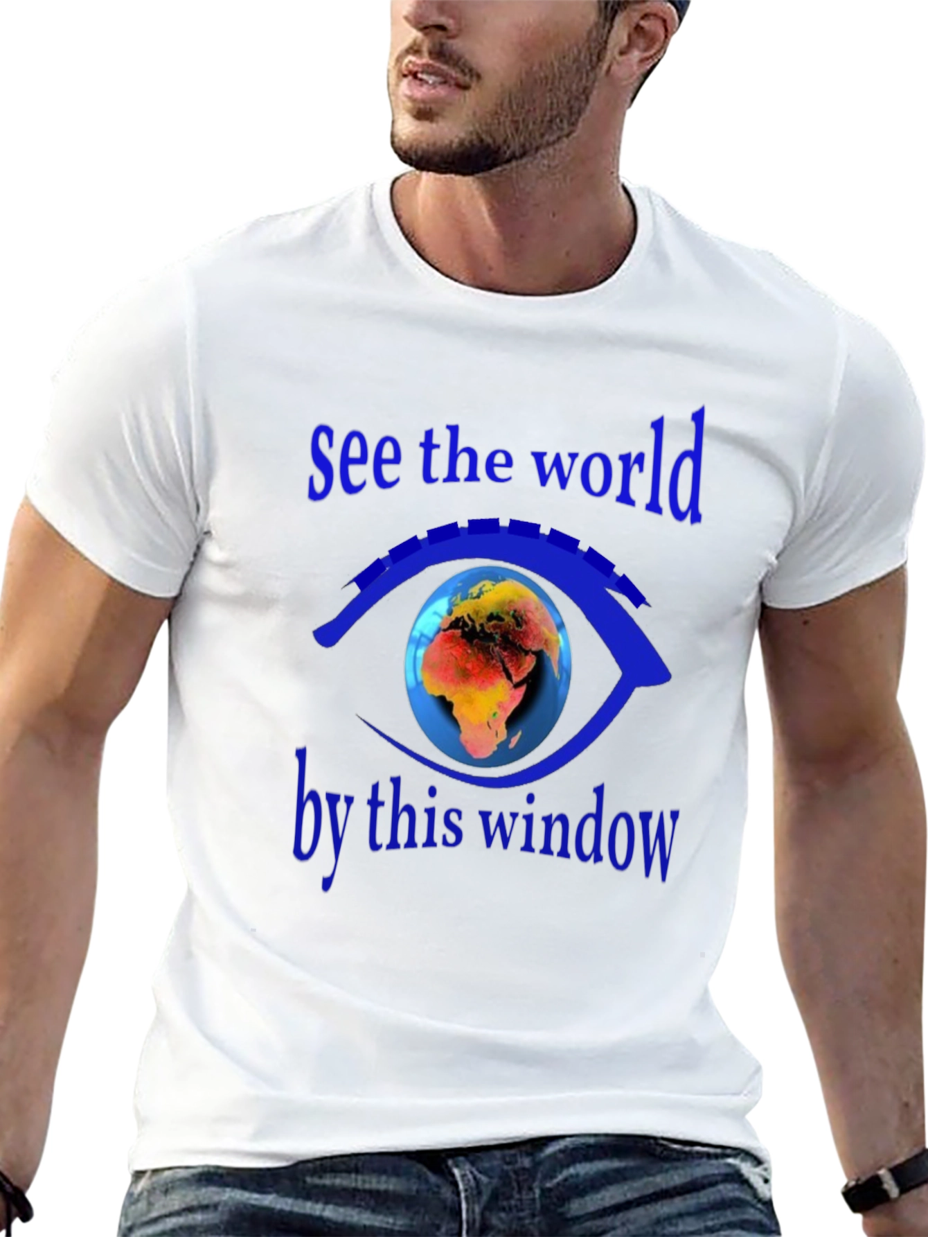 See the World T-Shirt - Earth Eye Design