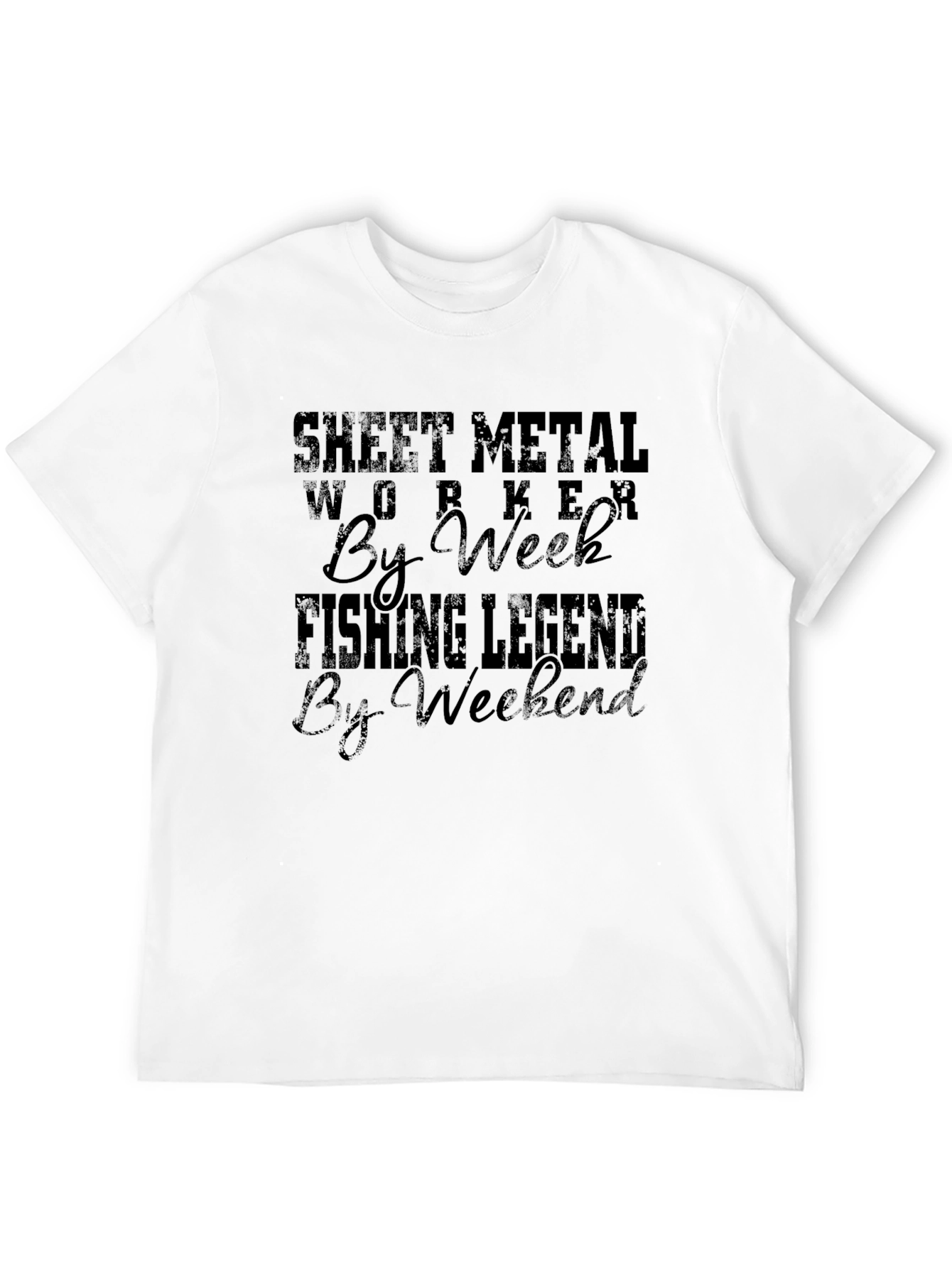 Sheet Metal Worker Fishing Legend T-Shirt