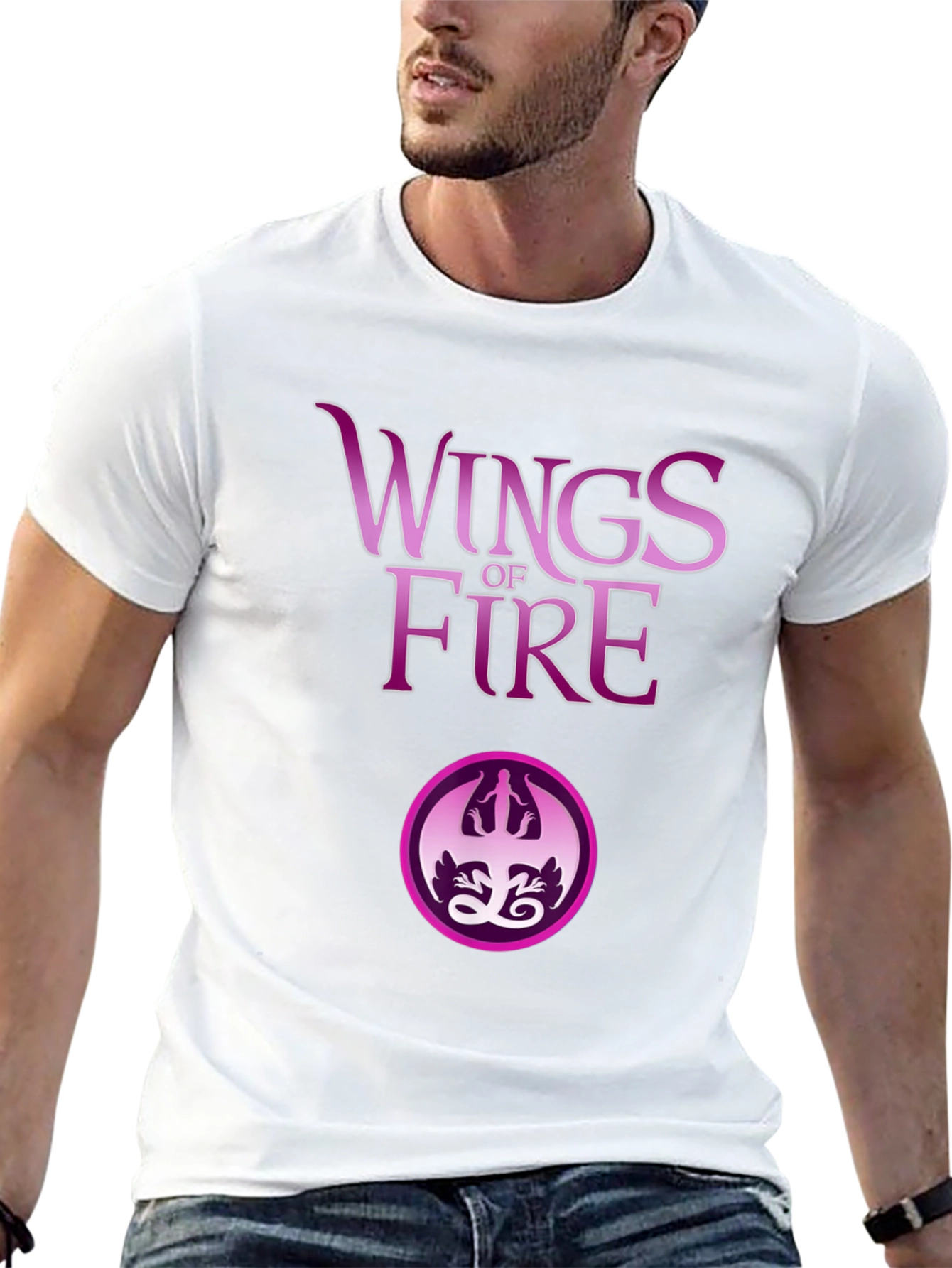 Wings of Fire Graphic Tee - Black Cotton Blend