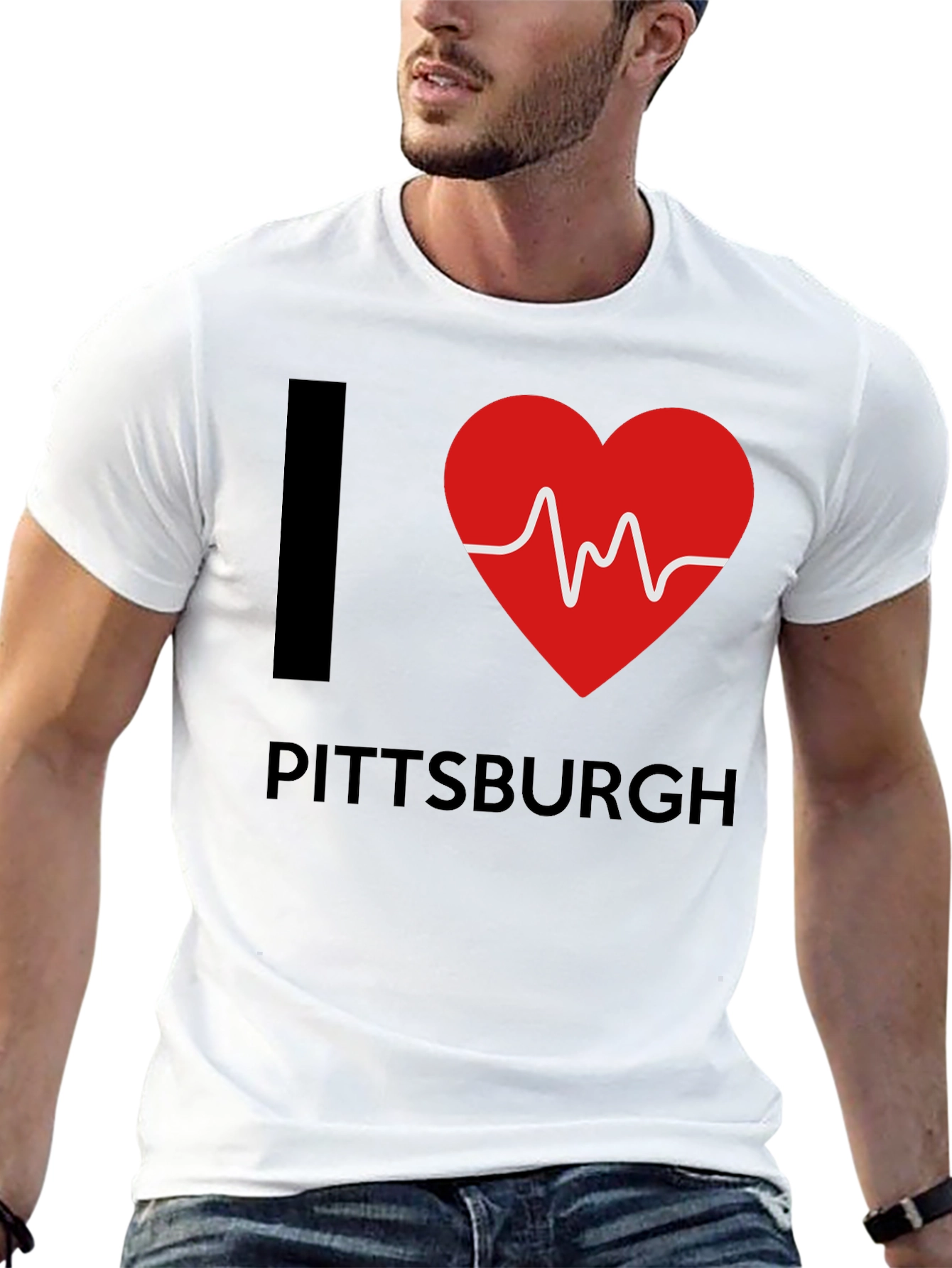 I Heart Pittsburgh Graphic T-Shirt