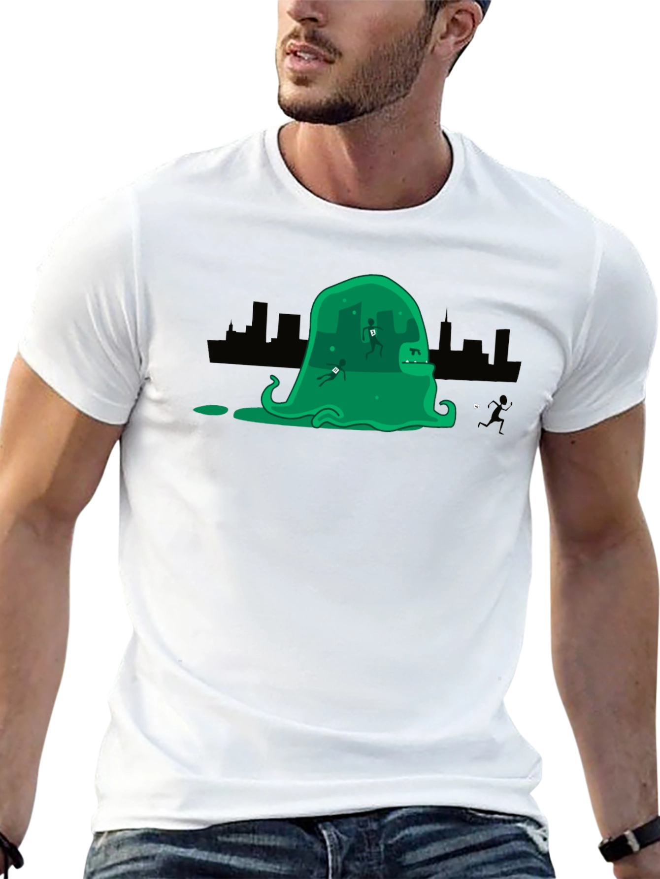 Monster Slime Black T-Shirt