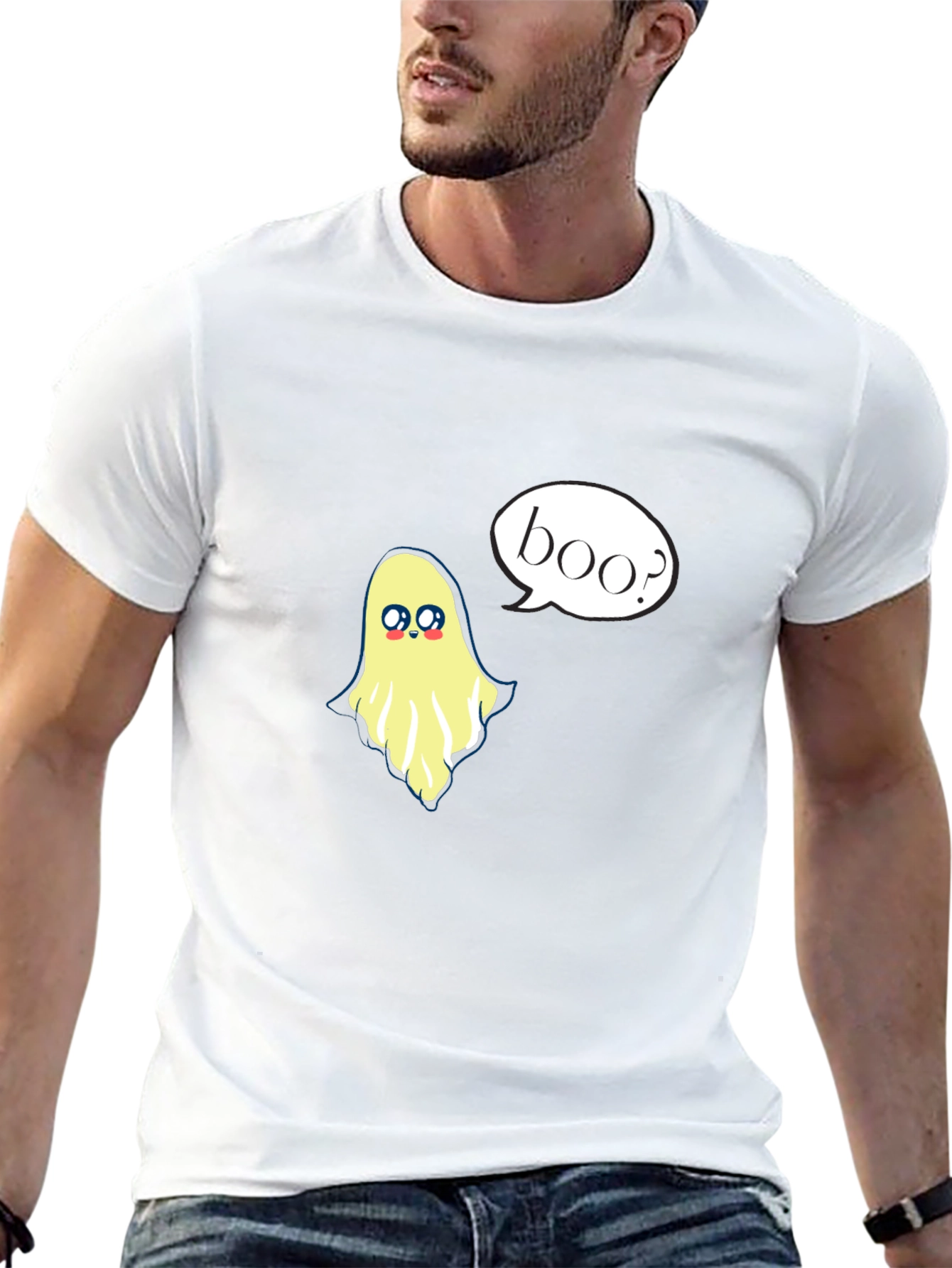 Cute Ghost Boo? Graphic T-Shirt