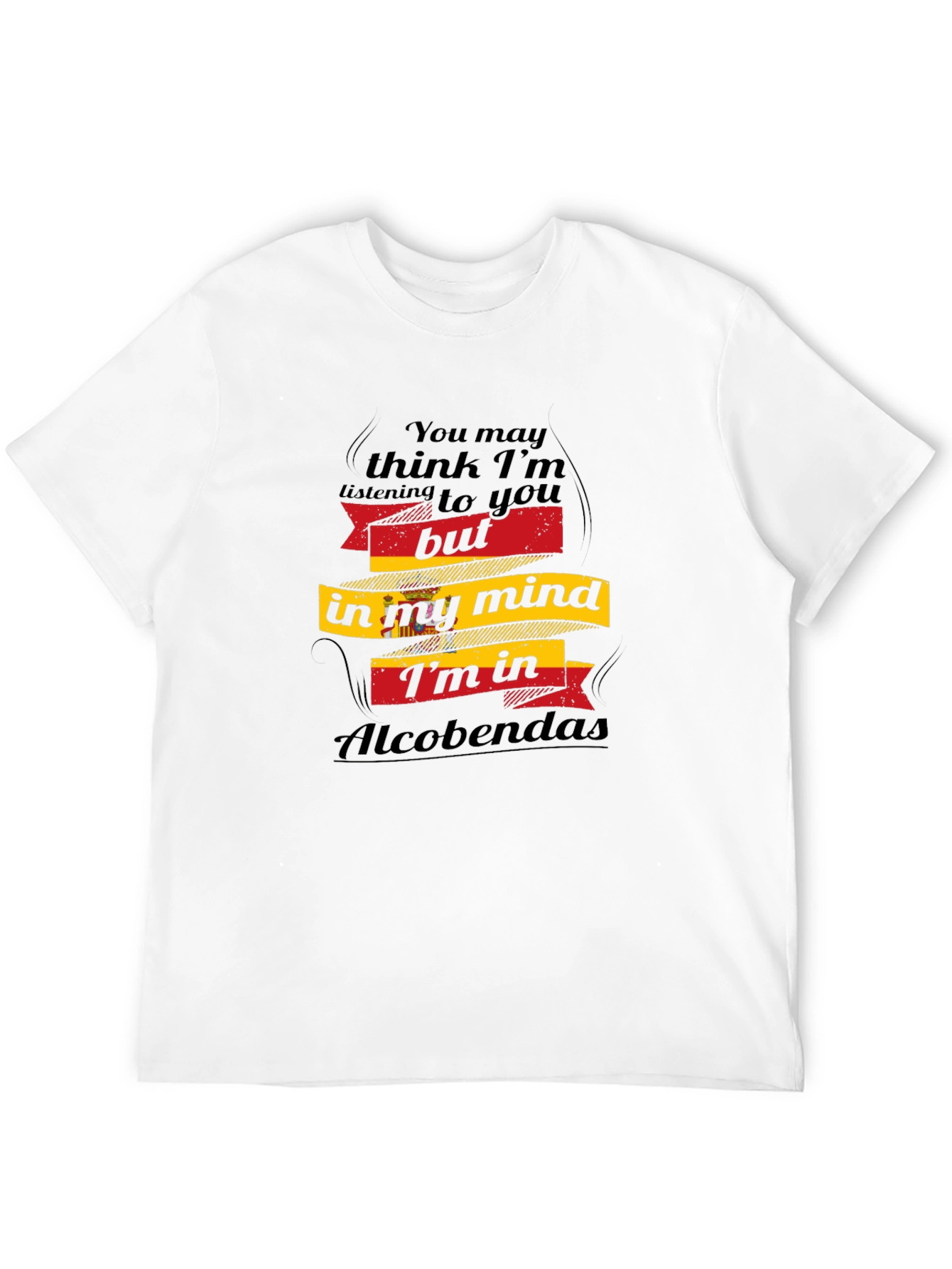 Alcobendas Mind T-Shirt Funny Travel Spain Holiday Top