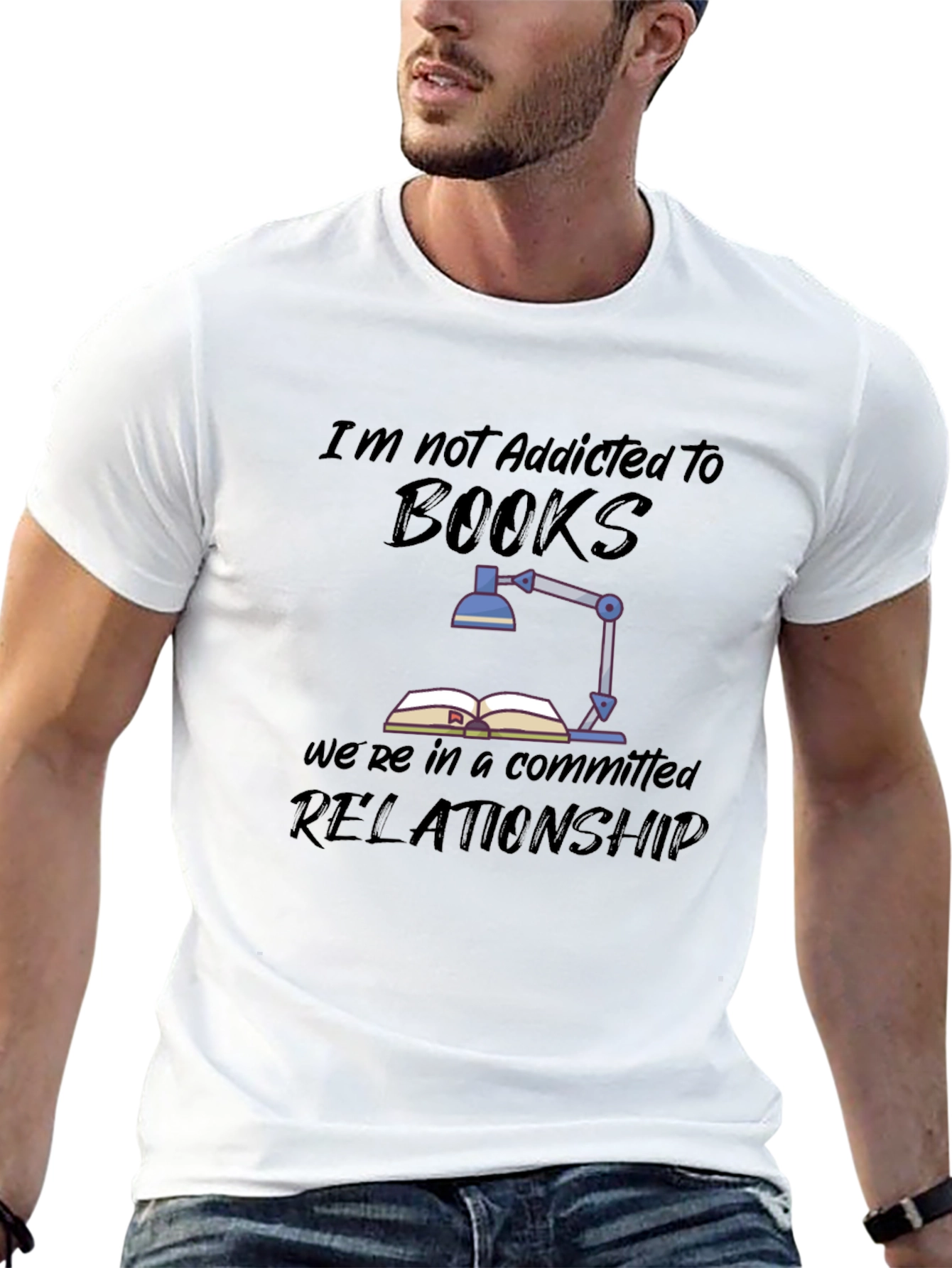 Book Lover T-Shirt - Committed Relationship