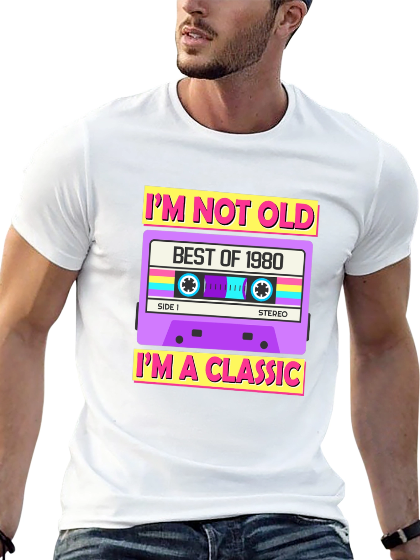 Im Not Old Im A Classic 1980 Cassette T-Shirt