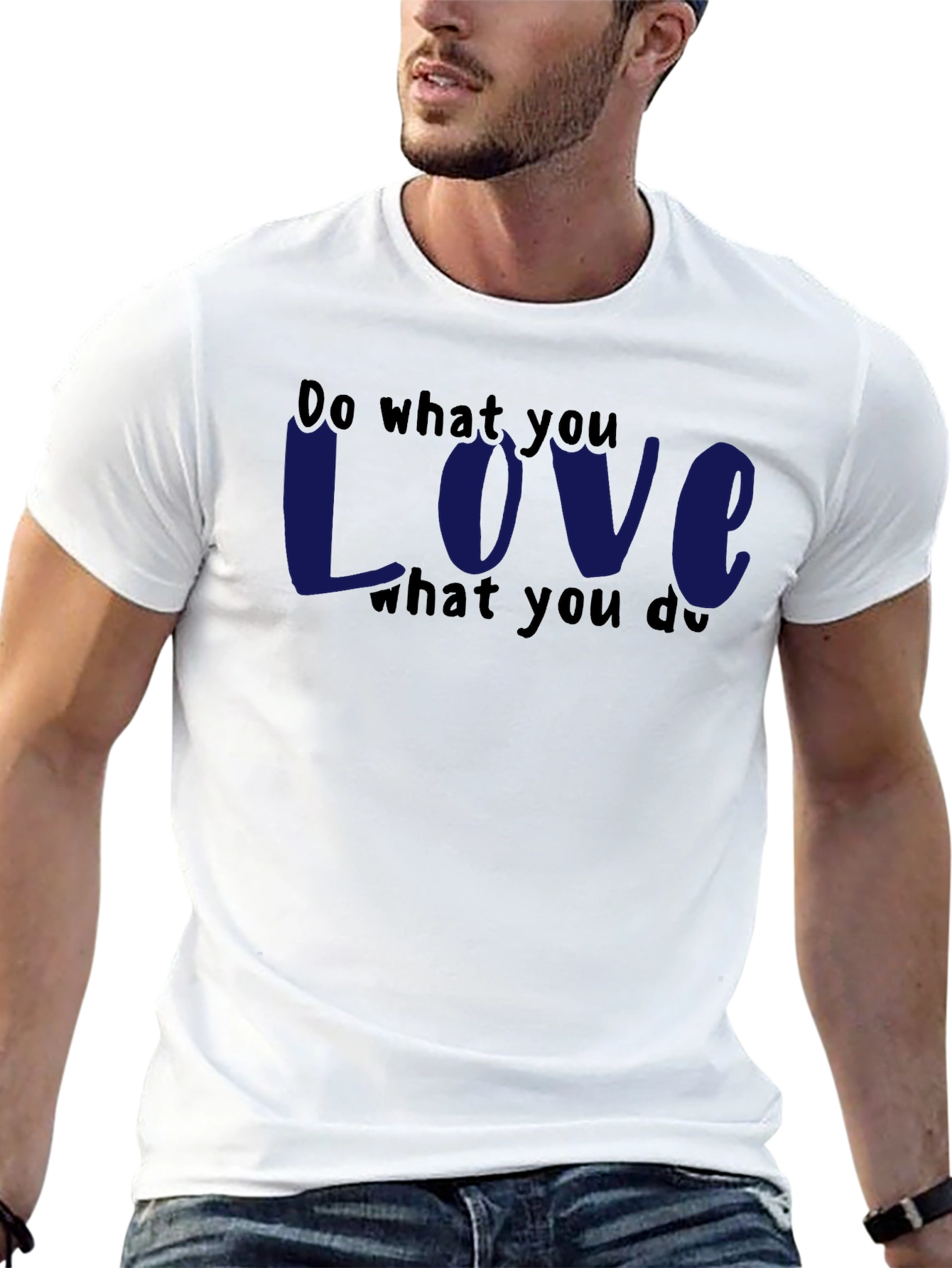Do What You Love Graphic Tee - Black