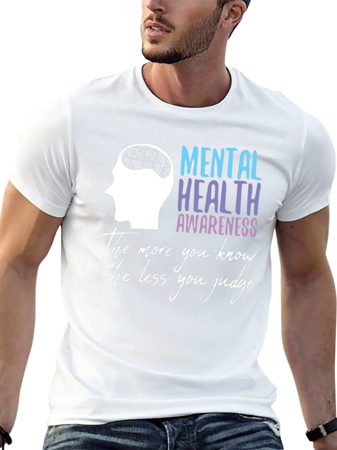 Mental Health Awareness Graphic T-Shirt