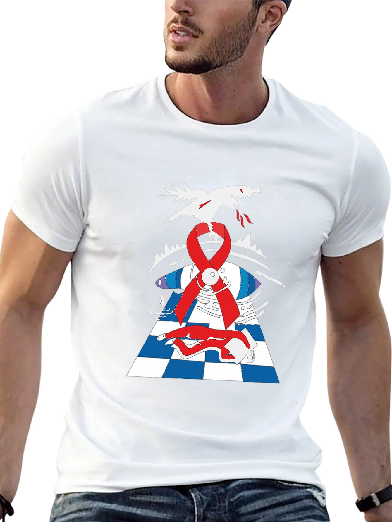 Unique Graphic Print T-Shirt
