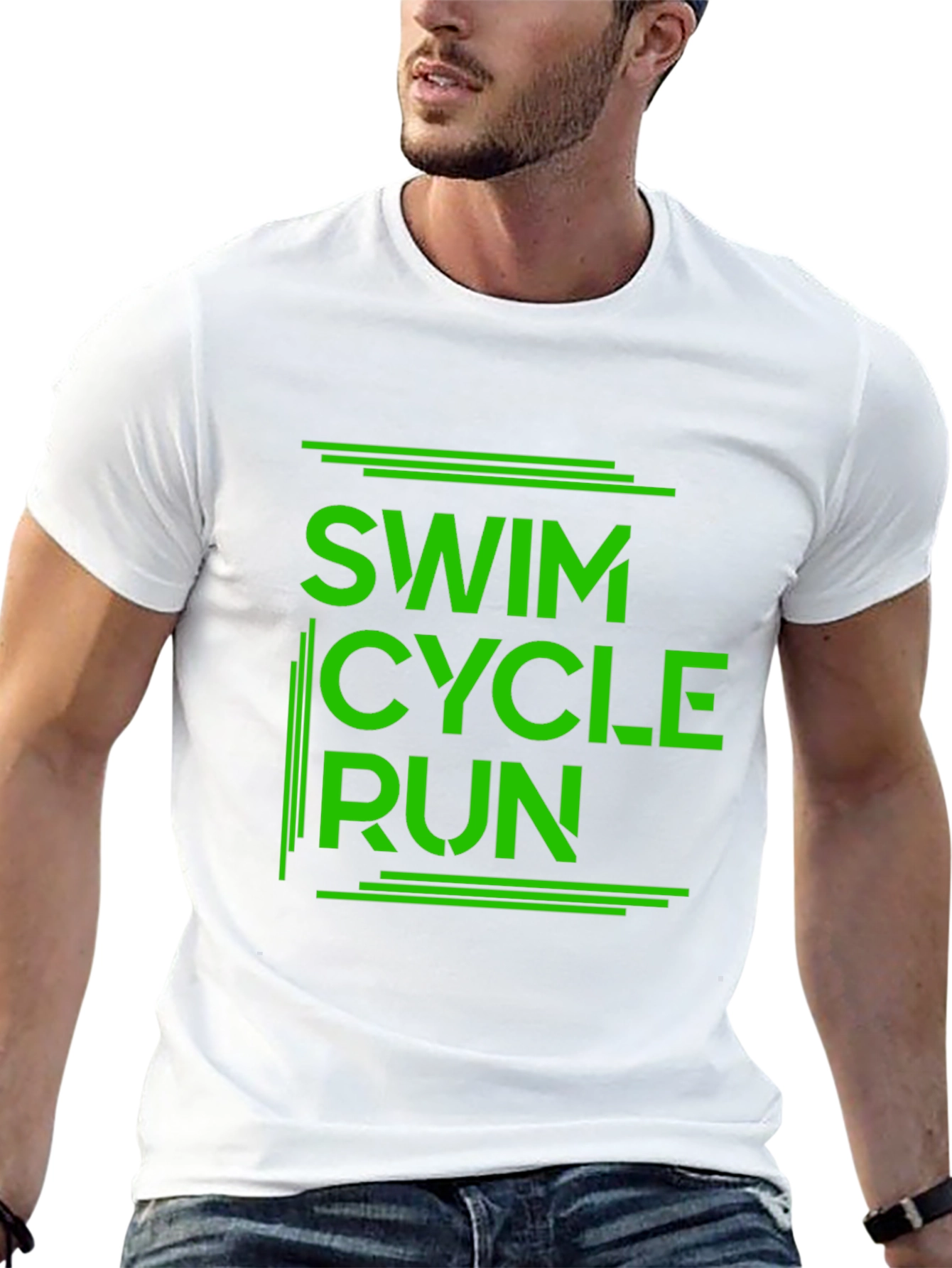 Swim Cycle Run Triathlon T-Shirt