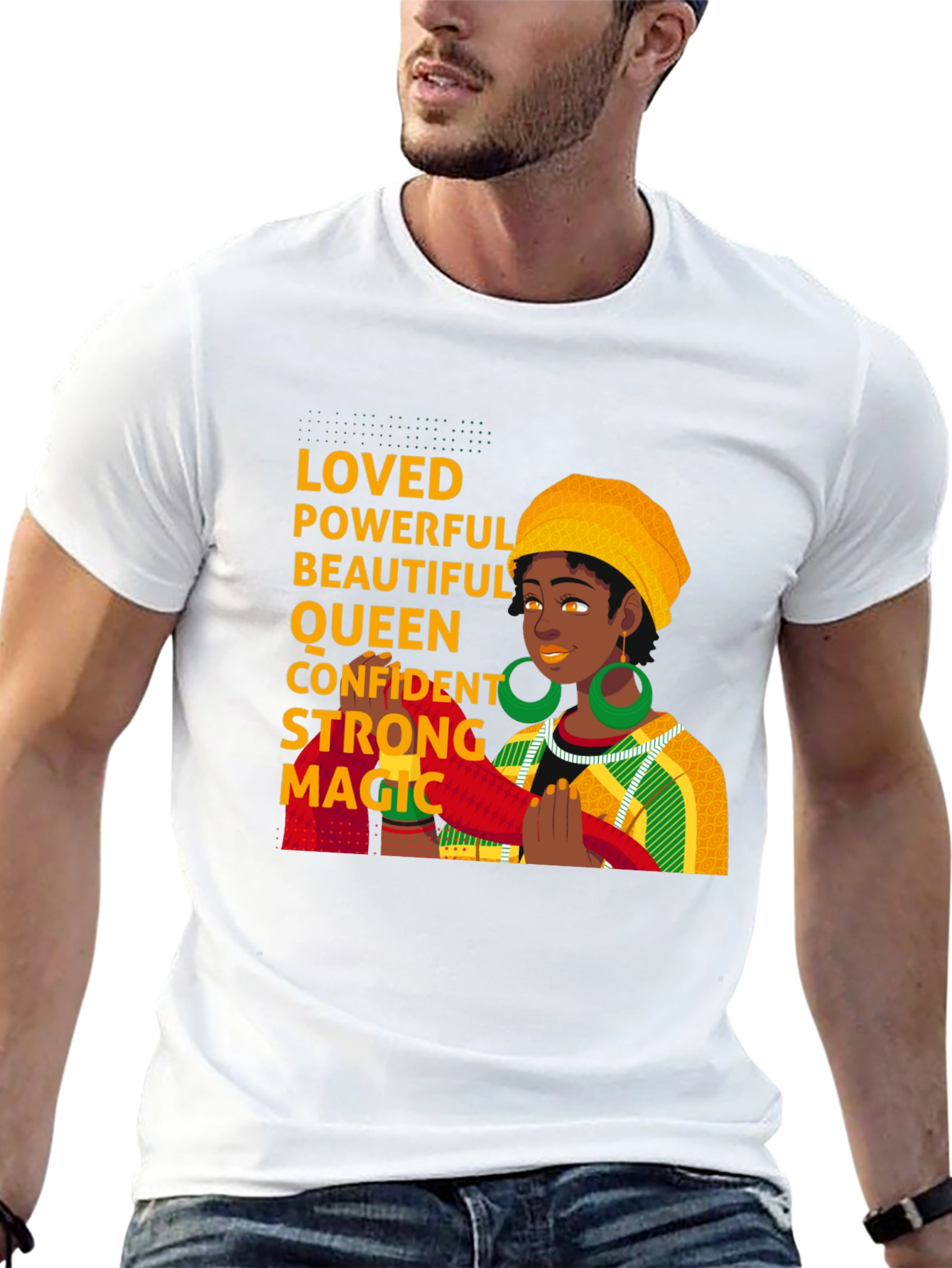 Empowered Woman Graphic Tee - Black