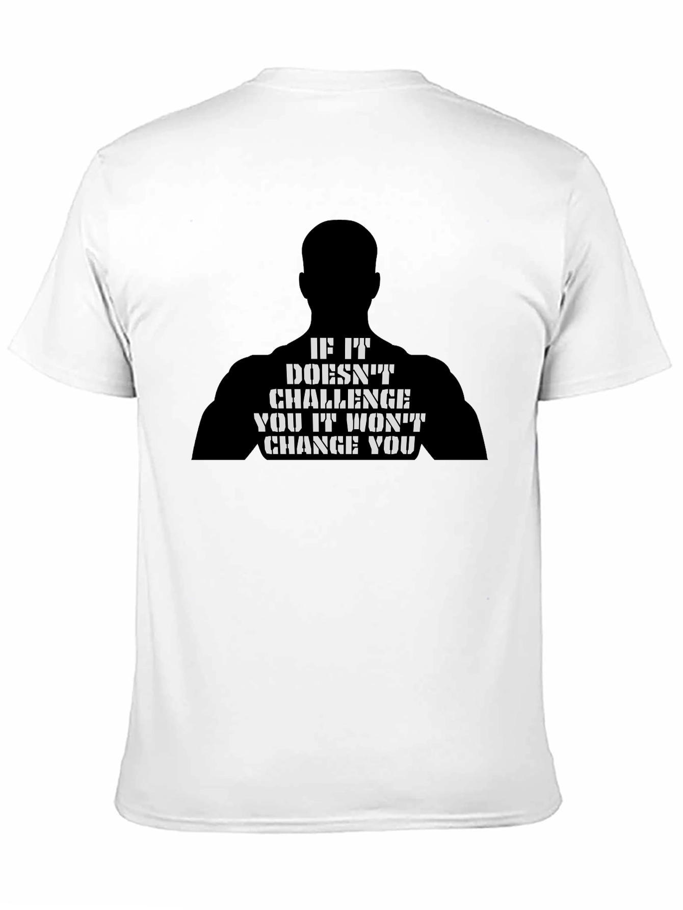 Motivational Fitness T-Shirt - If It Doesnt Challenge