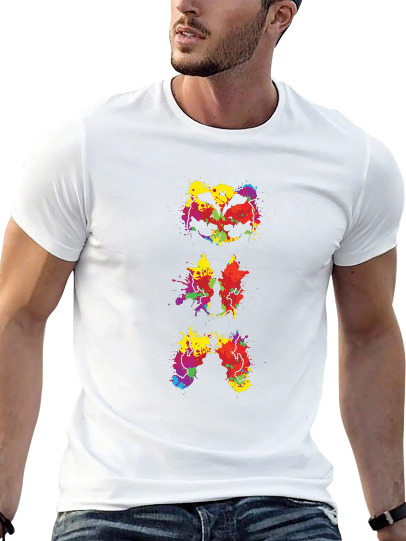 Colorful Ink Blot T-Shirt