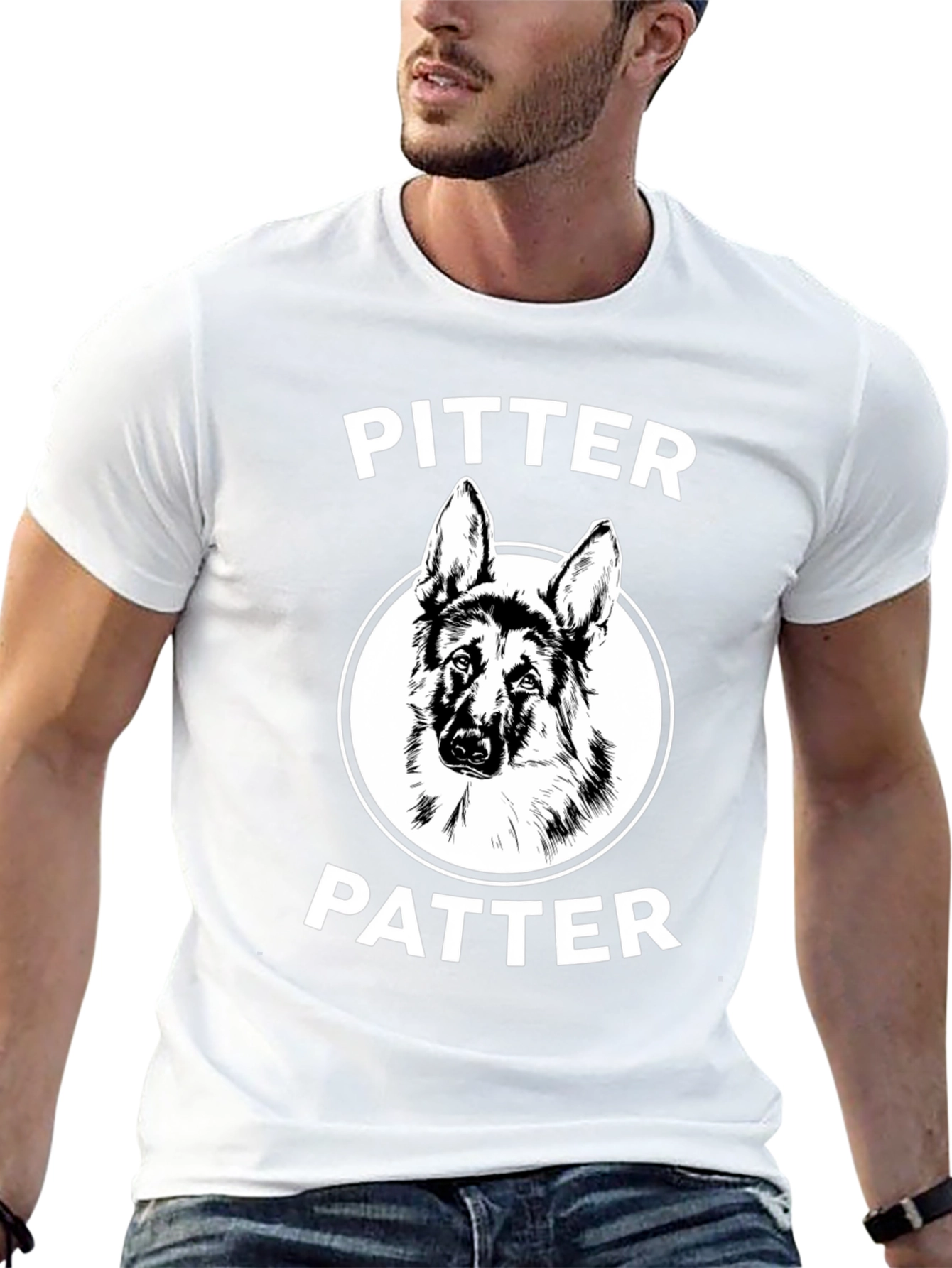 Pitter Patter Dog T-Shirt - German Shepherd