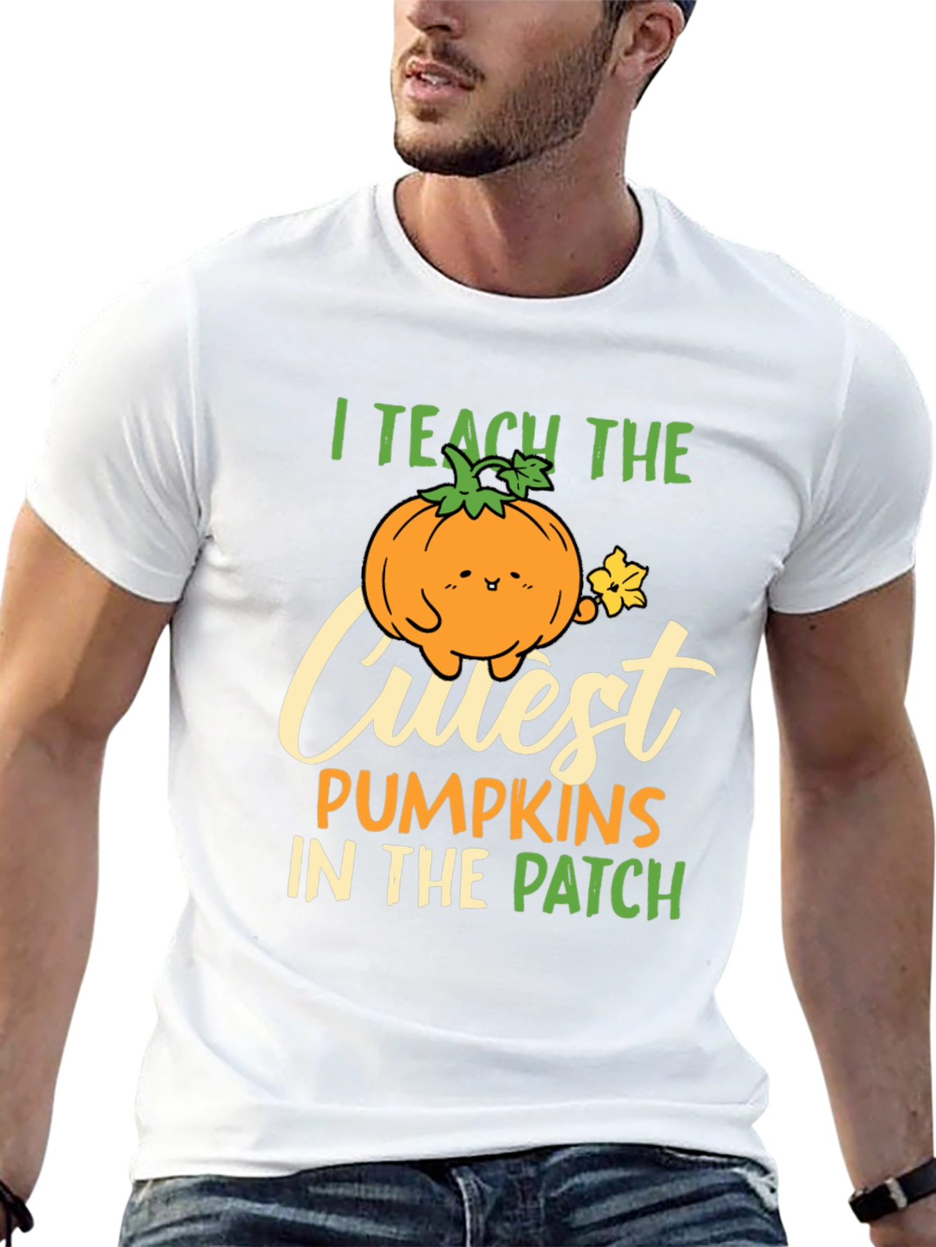 Teacher Halloween T-Shirt - Cutest Pumpkins