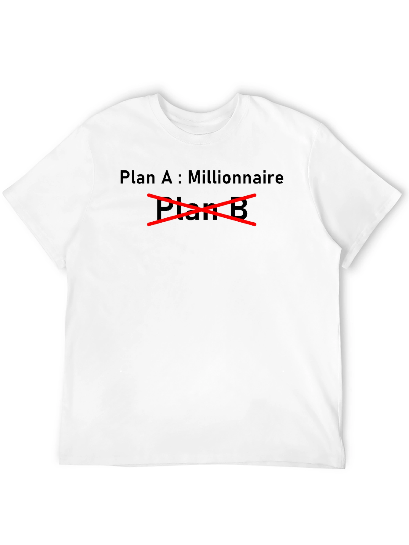 Plan A Millionaire Black T-Shirt