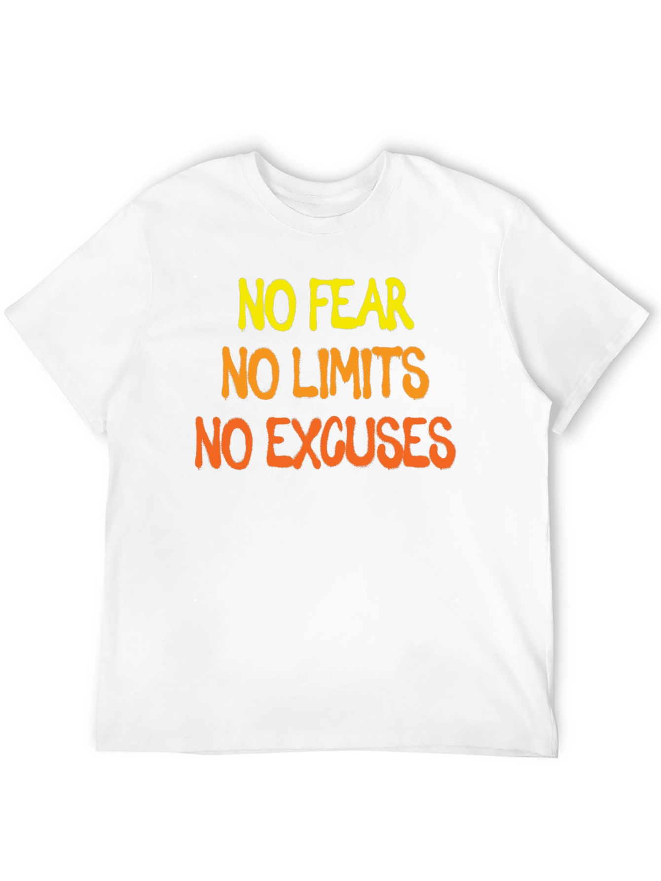 Motivational Graphic Tee - No Fear Limits Excuses